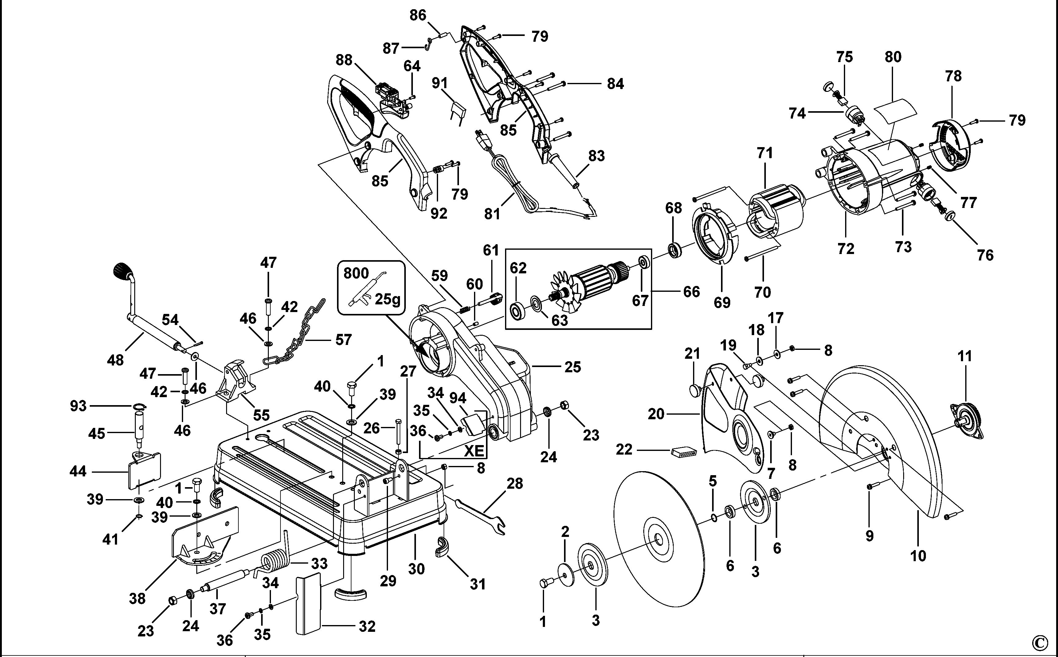 BLACK+DECKER CHOP SAW (Type 1)