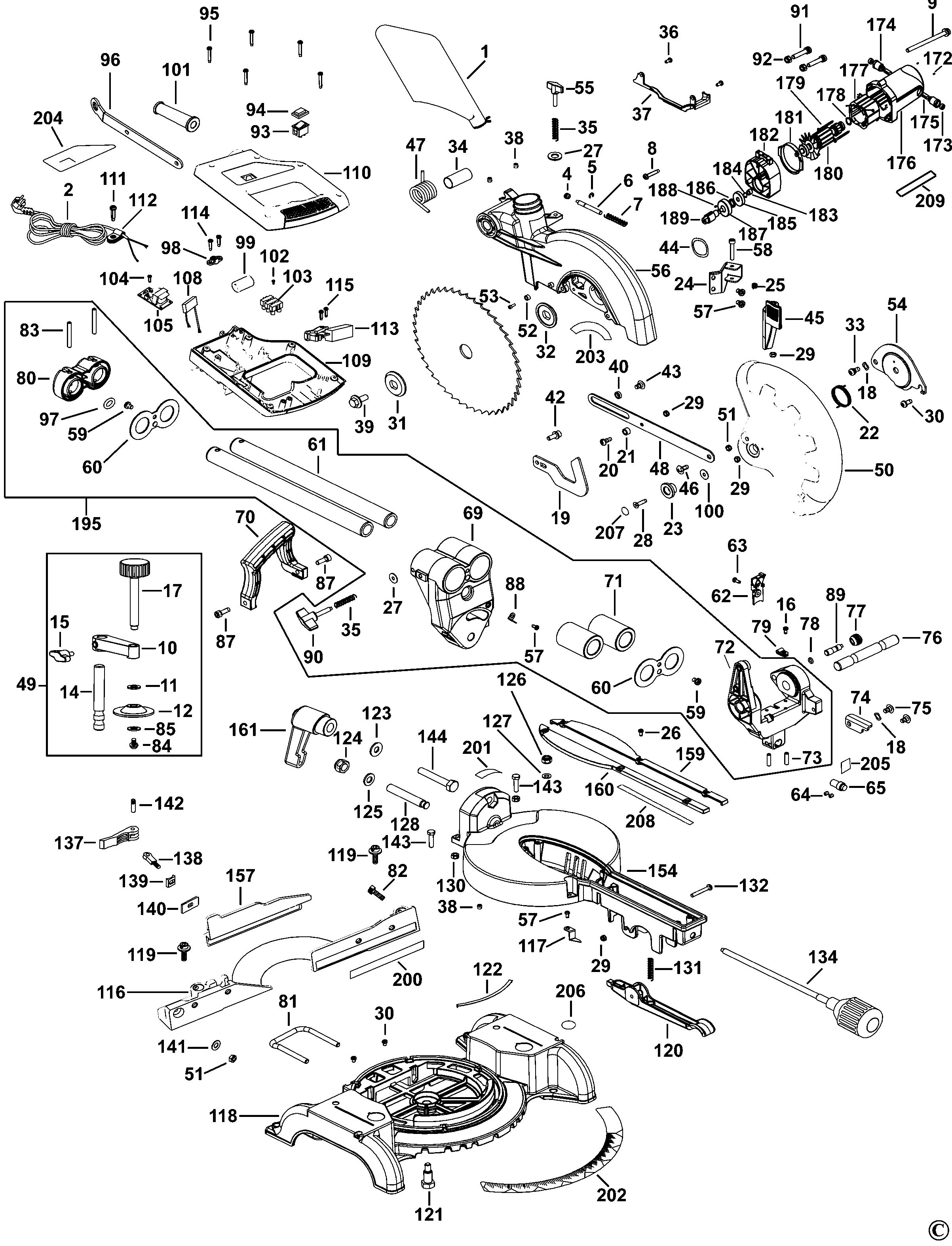 BLACK+DECKER MITRE SAW (Type 1)