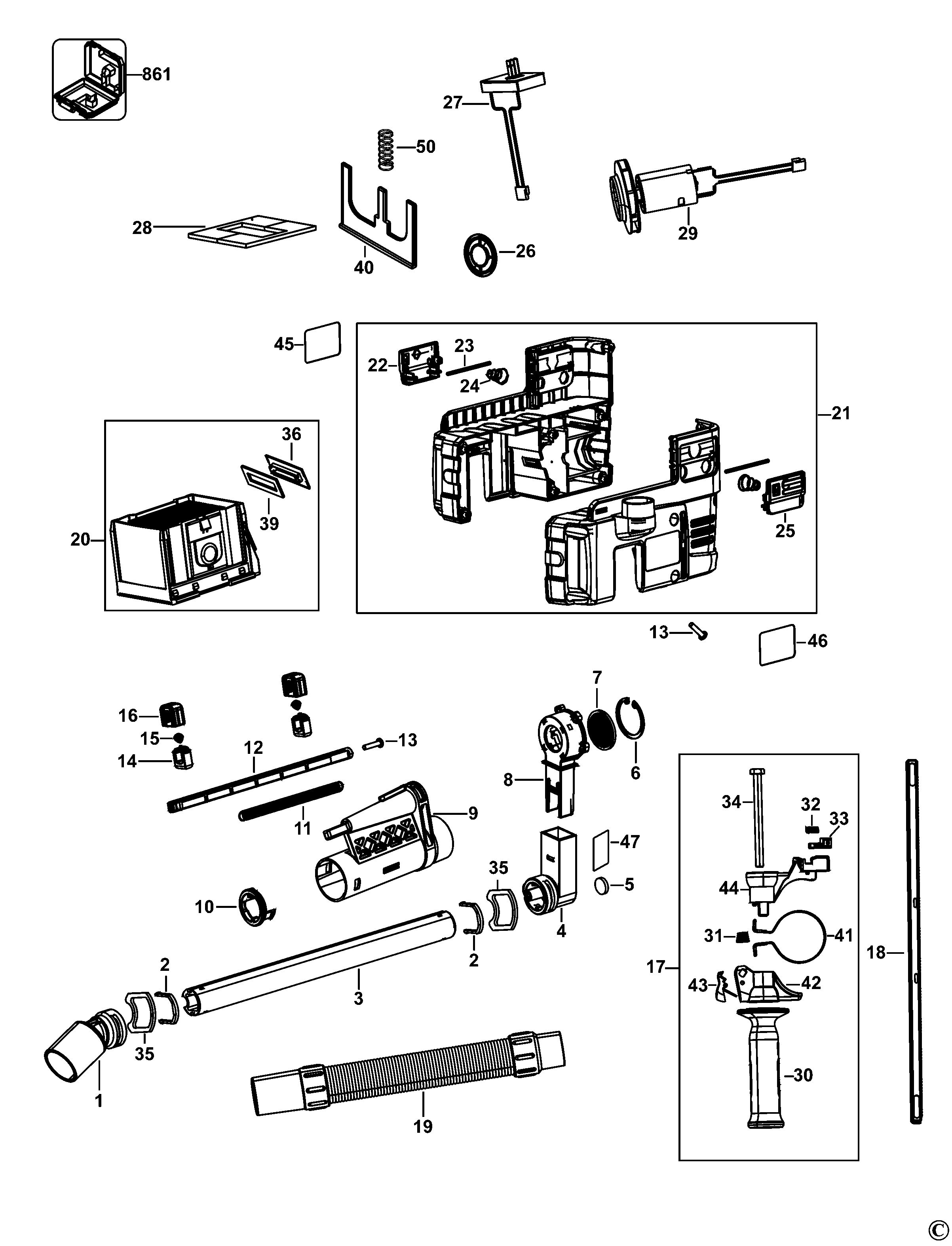 DEWALT DUST EXTRACTION KIT (Type 2)