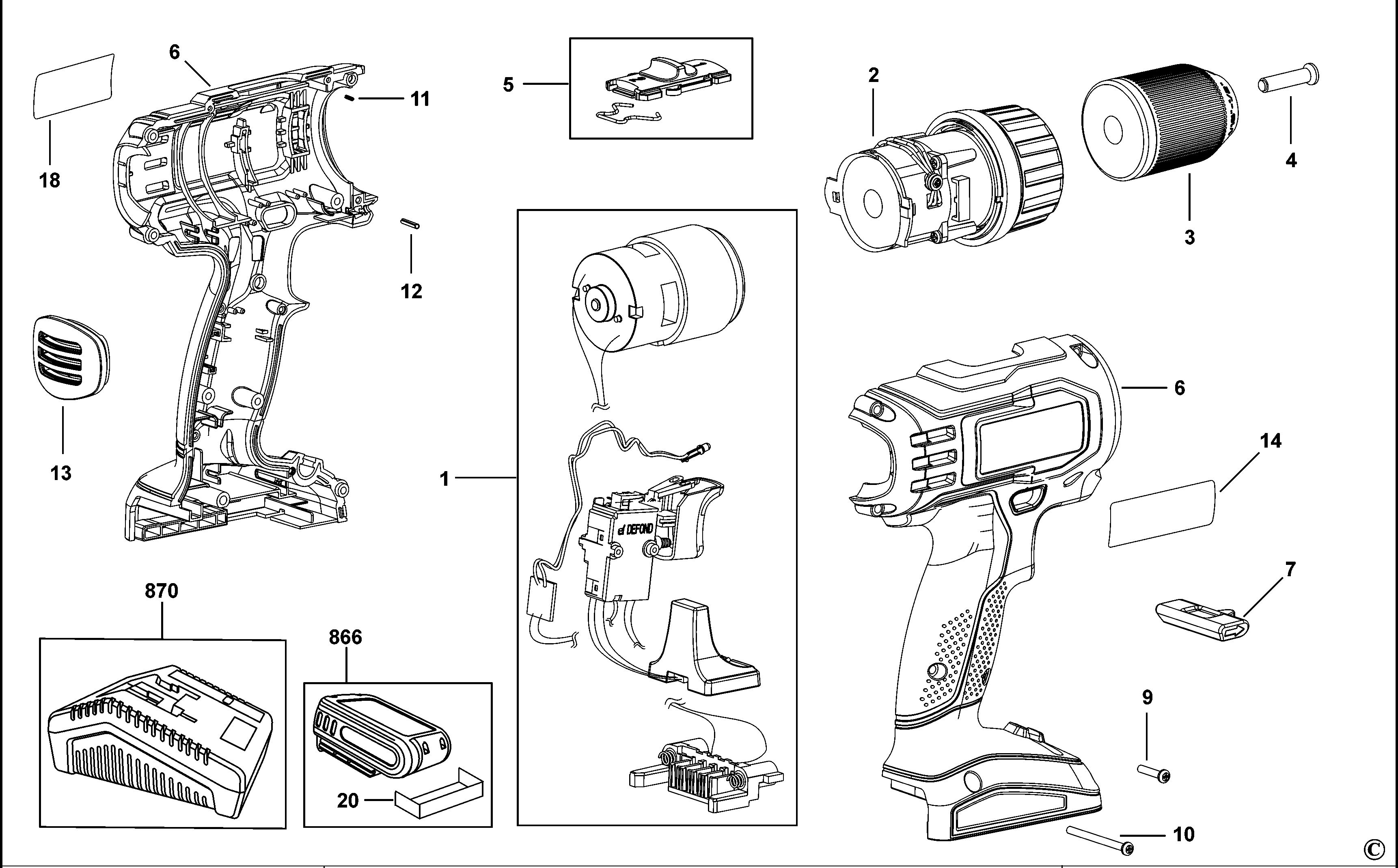 BLACK+DECKER CORDLESS DRILL/DRIVER (Type H1)