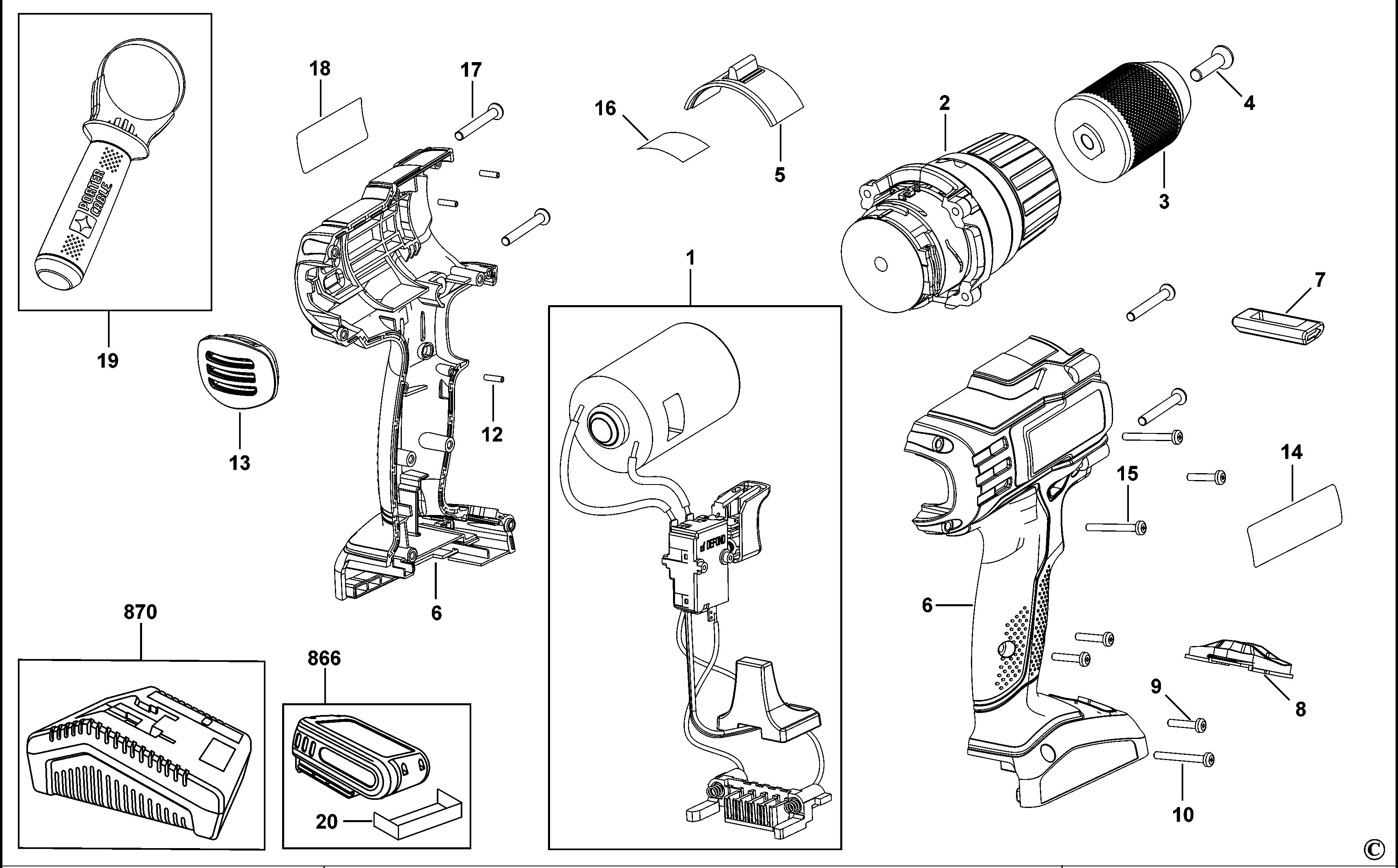 BLACK+DECKER CORDLESS DRILL (Type H1)