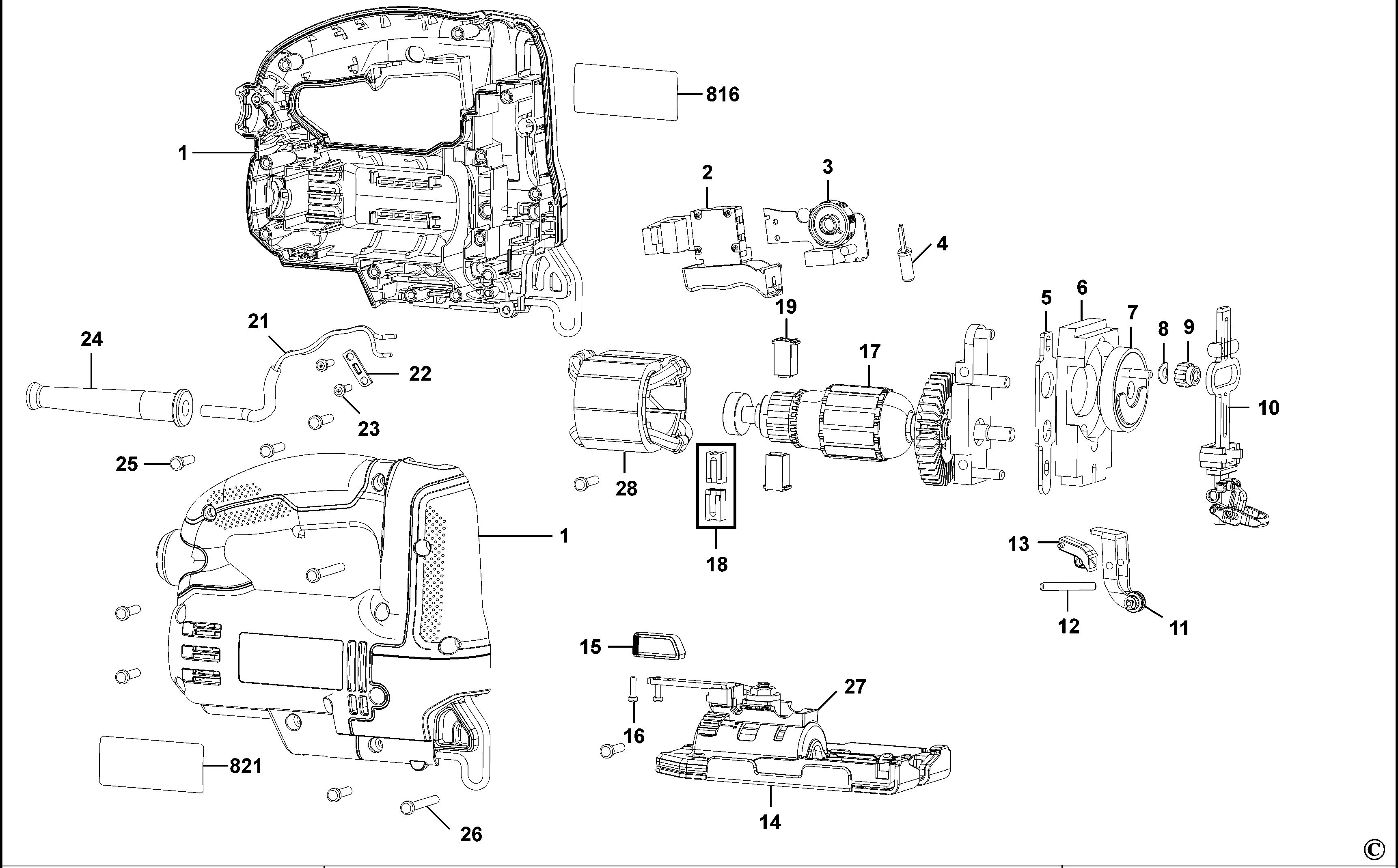 BLACK+DECKER JIGSAW (Type 1)