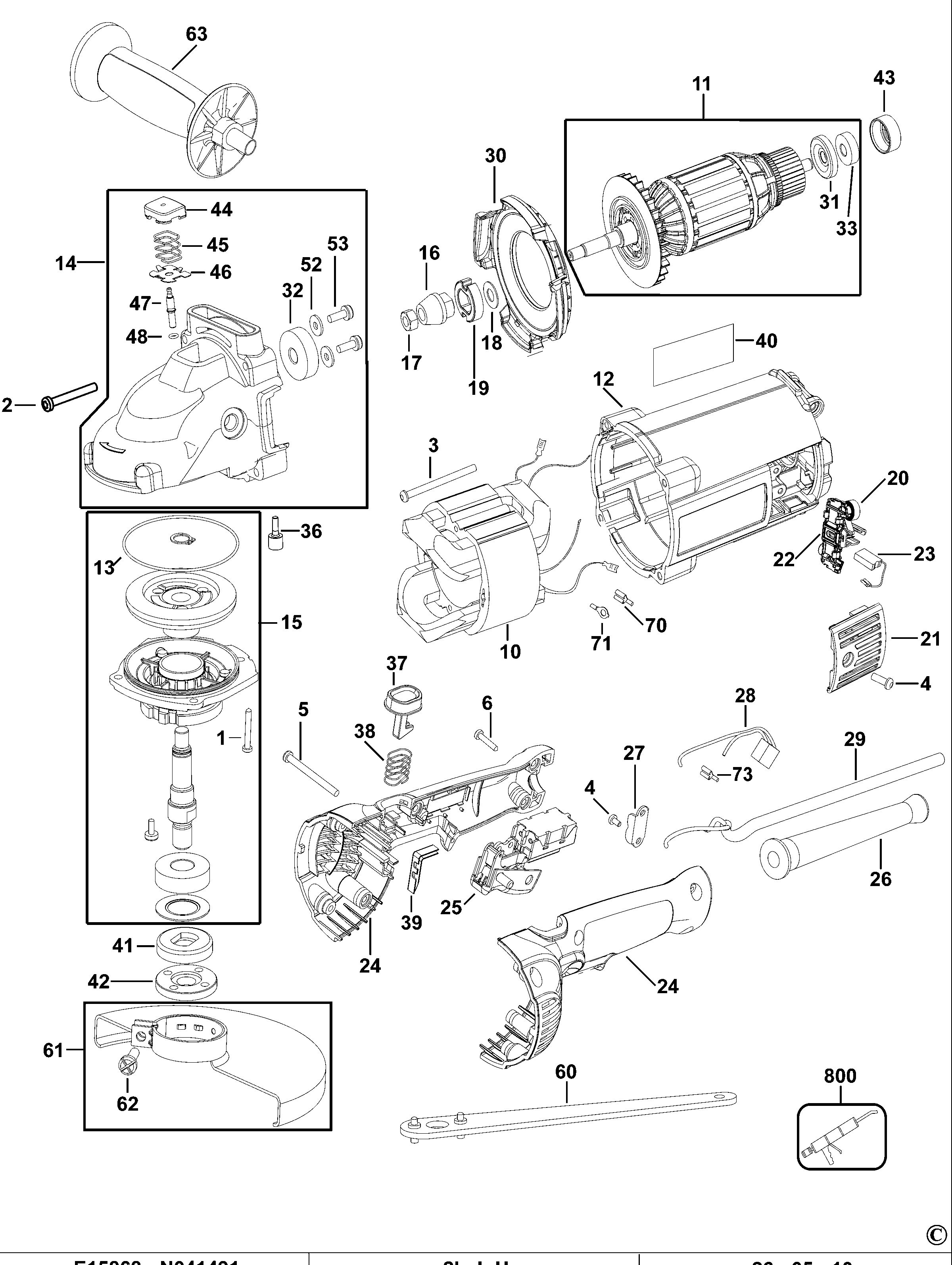 DEWALT ANGLE GRINDER (Type 2)