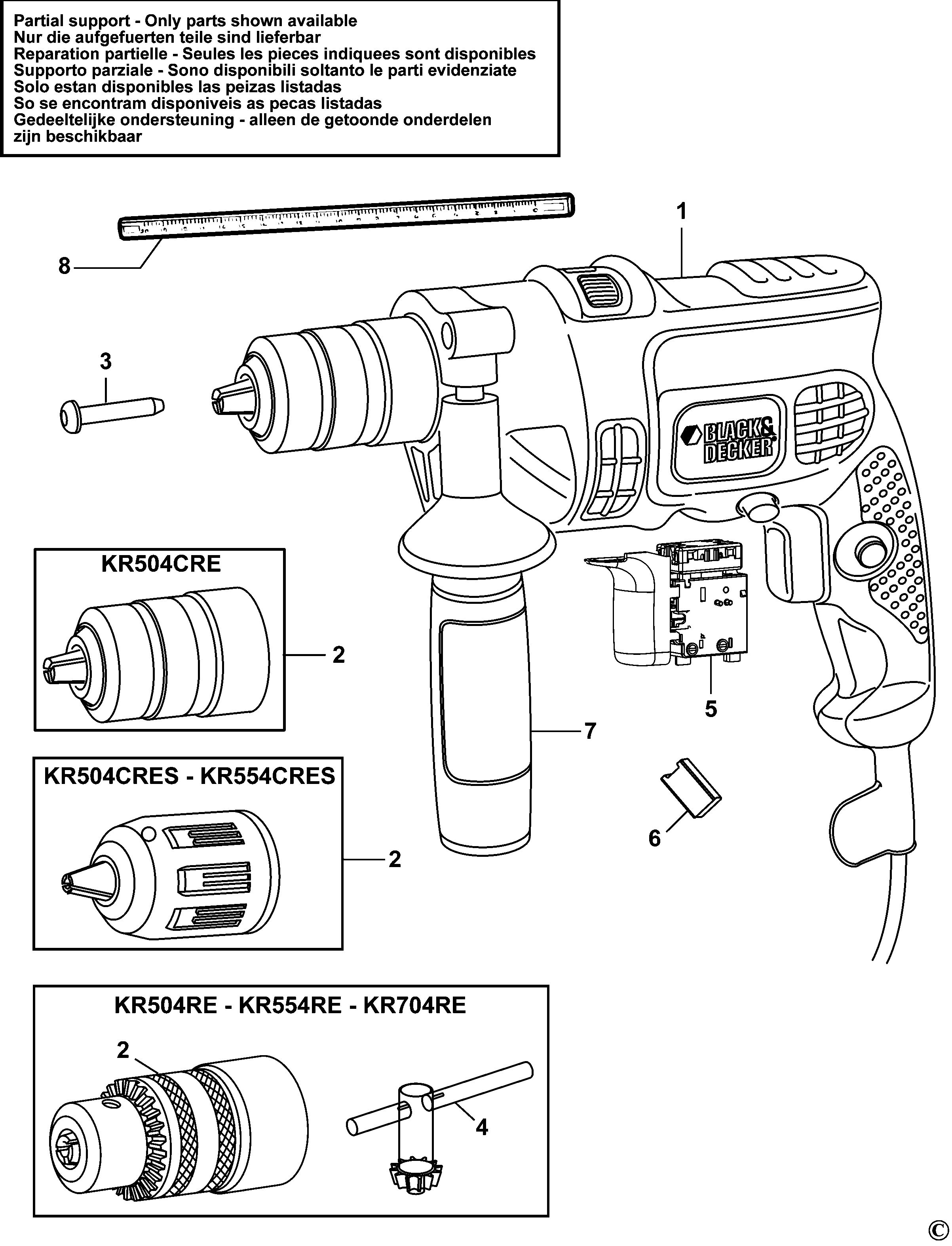 BLACK+DECKER HAMMER DRILL (Type 3)