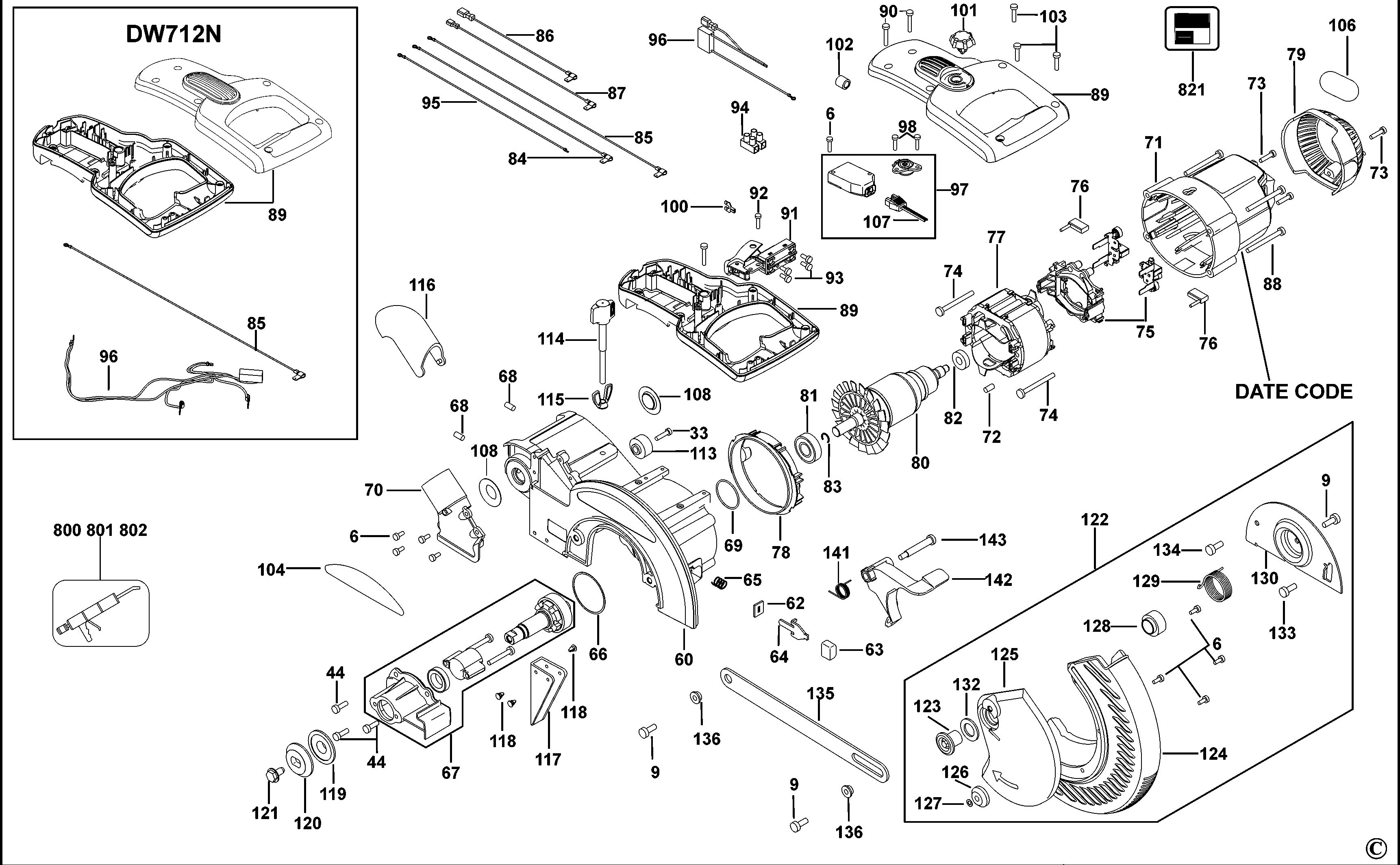 DEWALT MITRE SAW (Type 2)