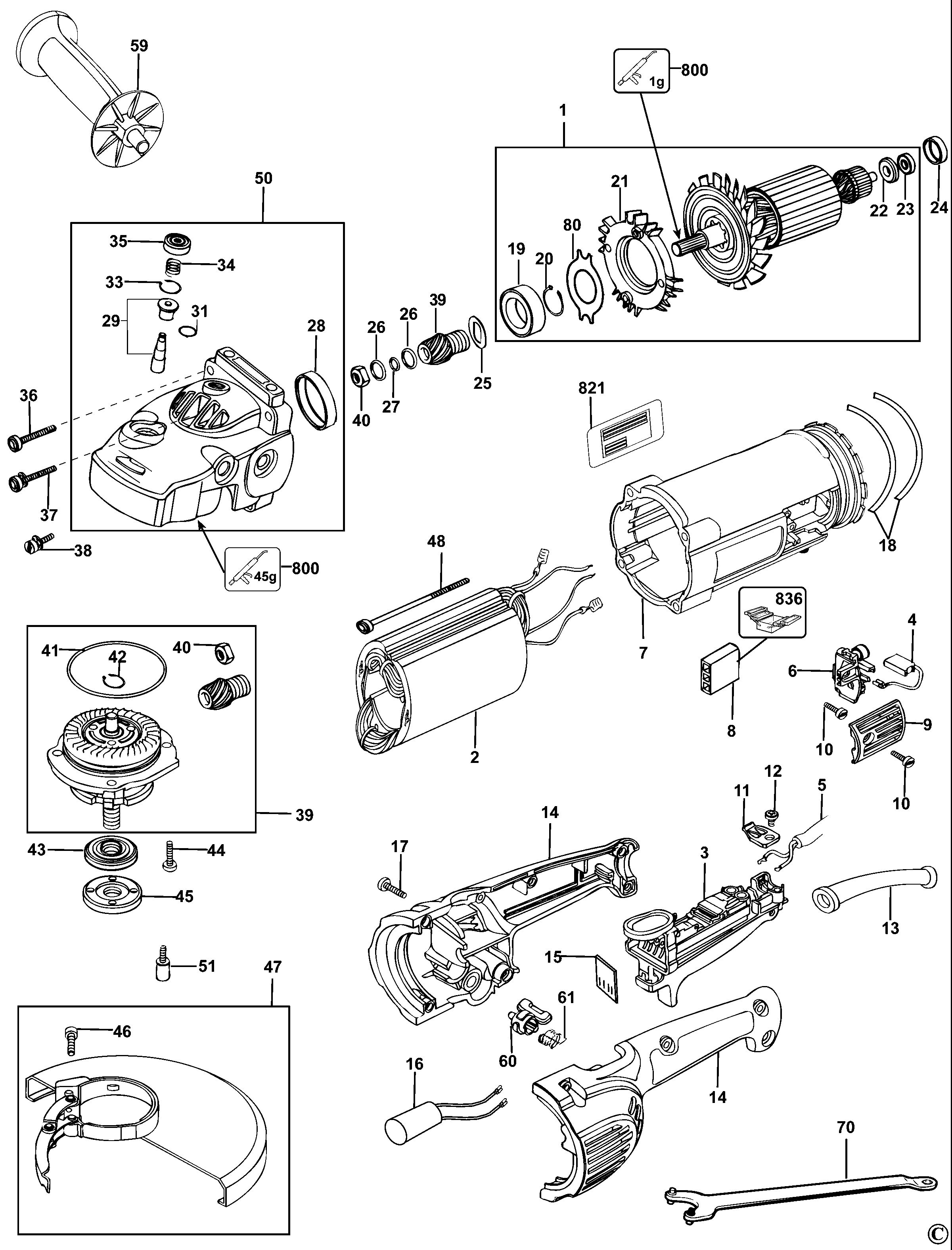 DEWALT ANGLE GRINDER (Type 4)