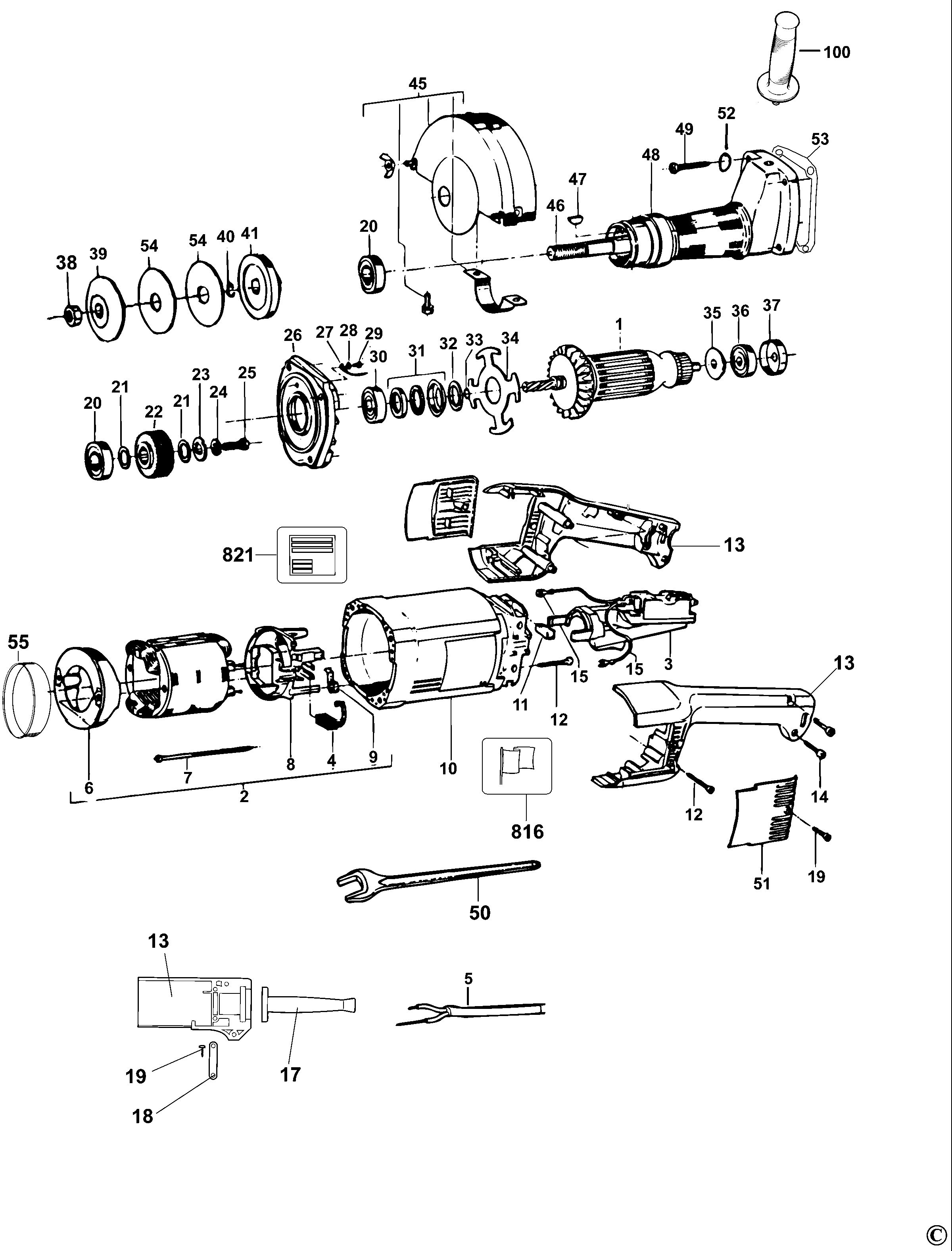 DEWALT STRAIGHT GRINDER (Type 2)