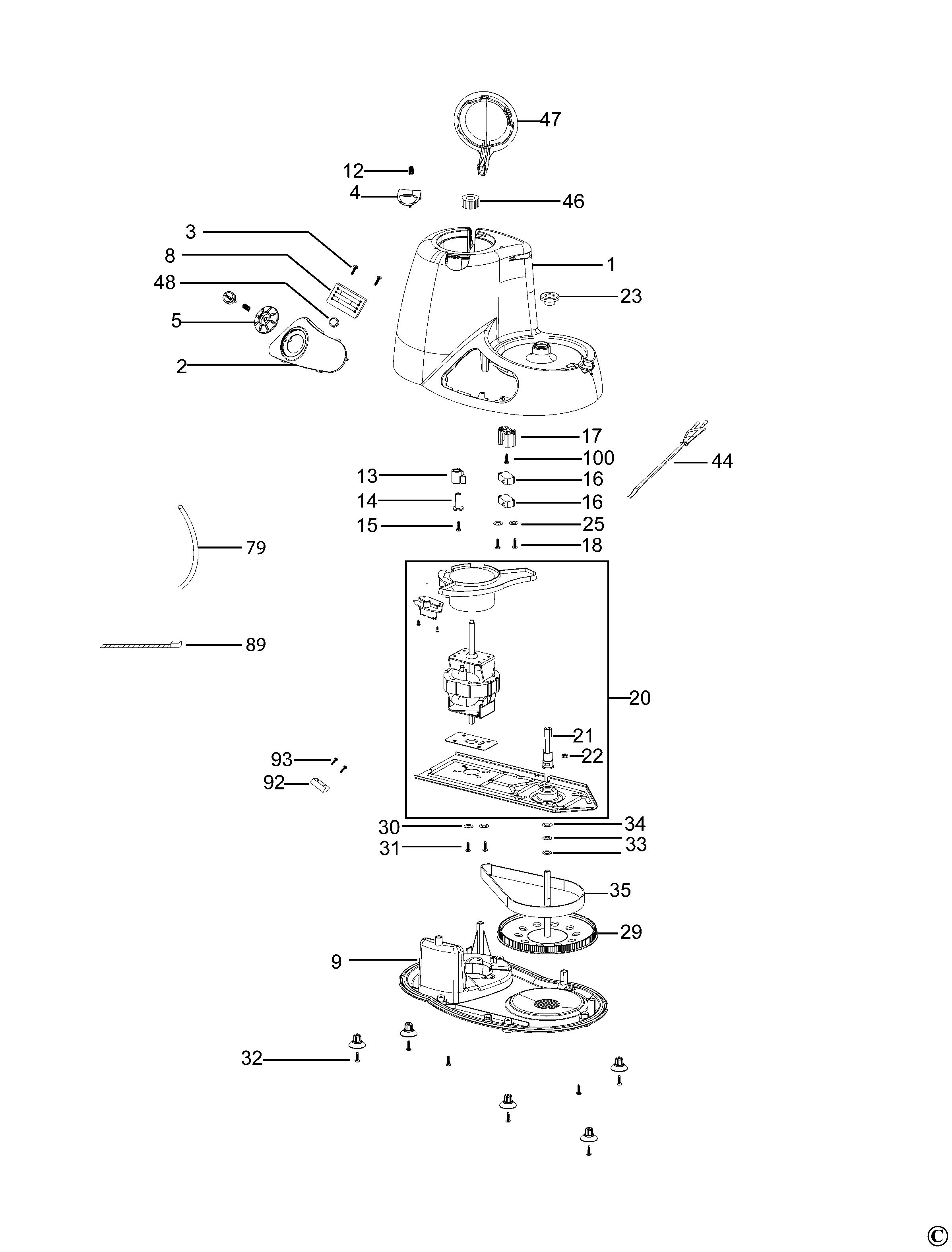 BLACK+DECKER FOOD PROCESSOR (Type 1)