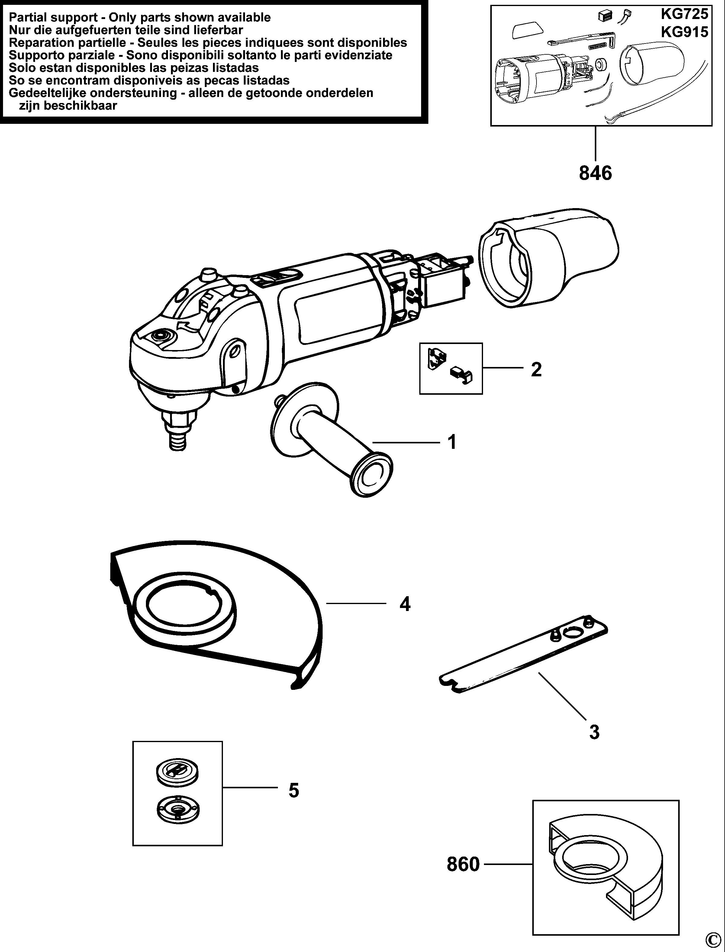BLACK+DECKER SMALL ANGLE GRINDER (Type 2)