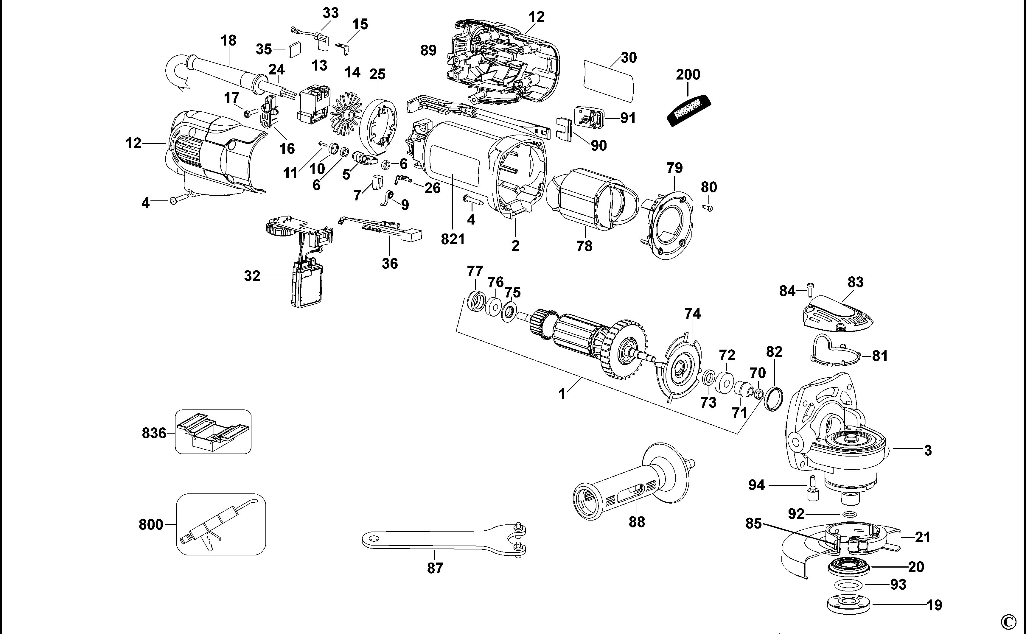 SMALL ANGLE GRINDER