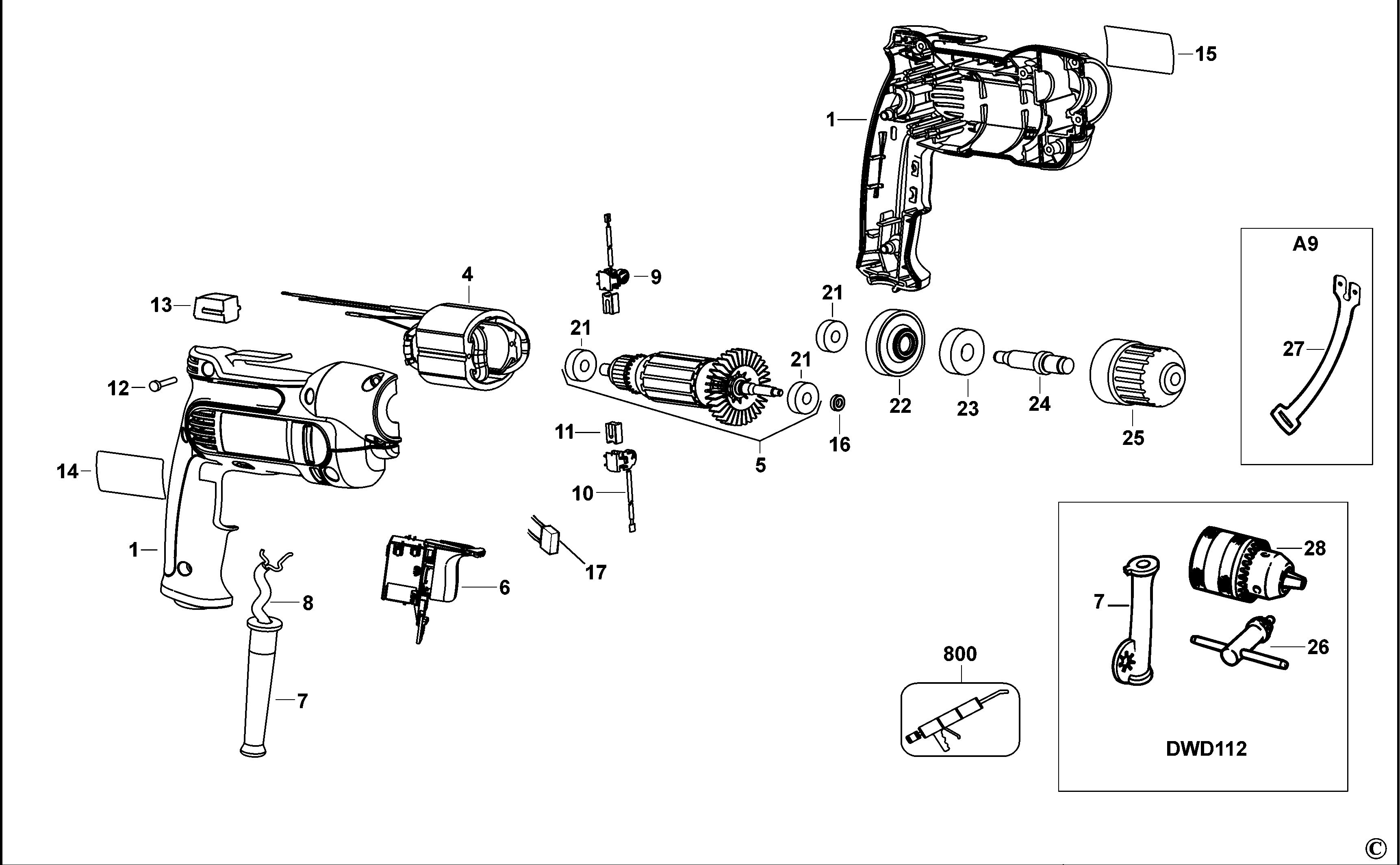 DEWALT DRILL (Type 2)
