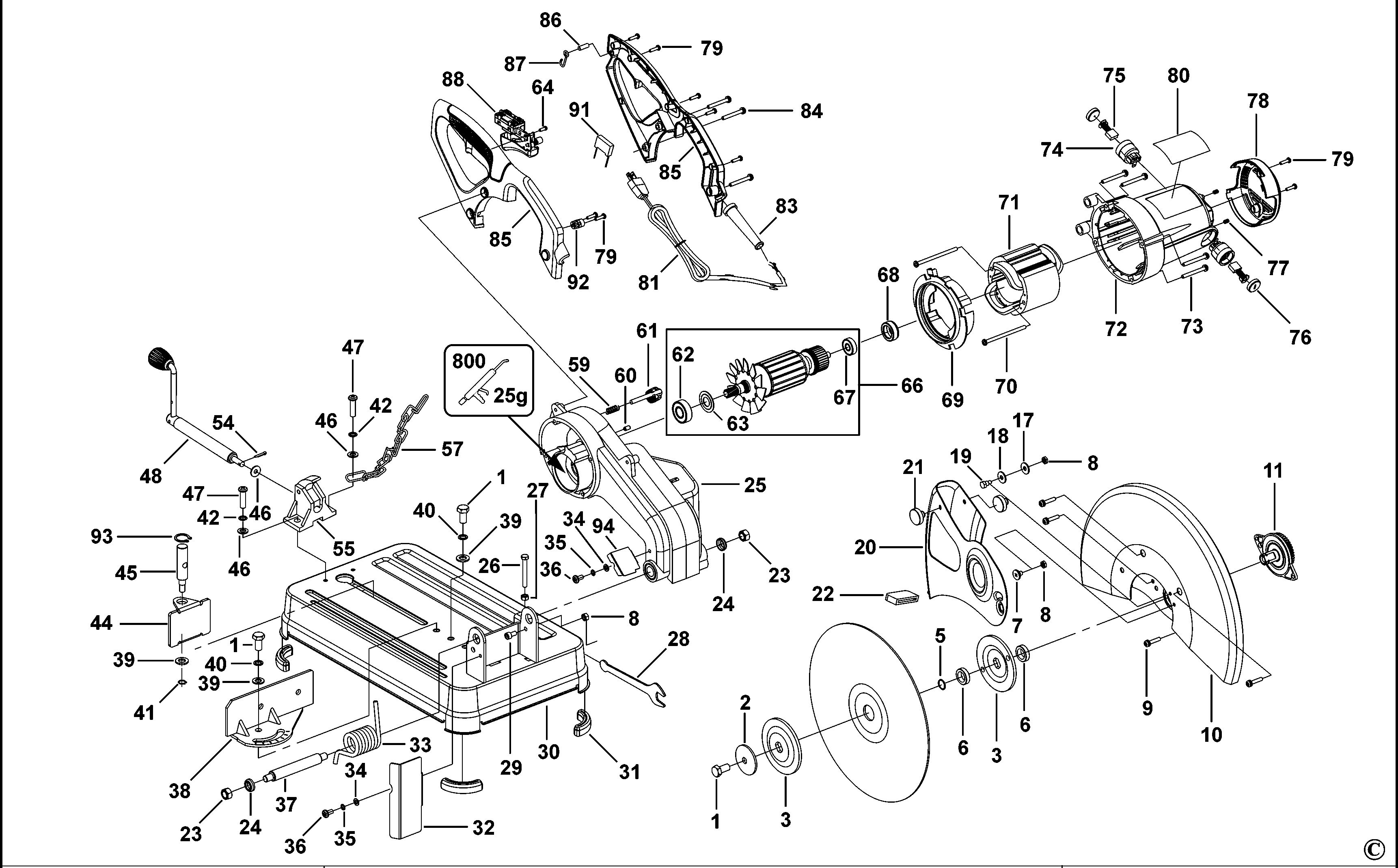 BLACK+DECKER CHOP SAW (Type 1)