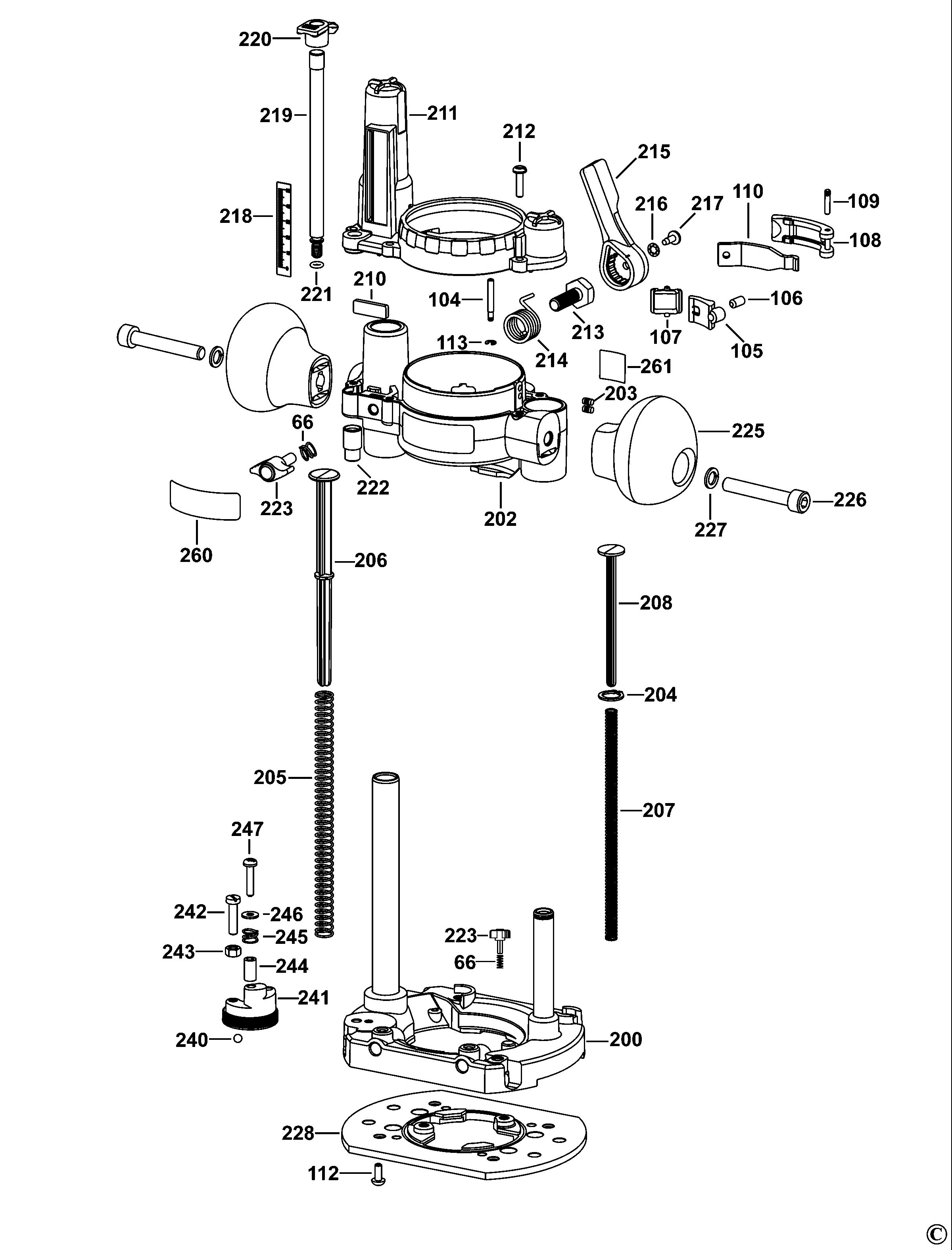 DEWALT PLUNGE BASE COMPACT ROUTE (Type 2)