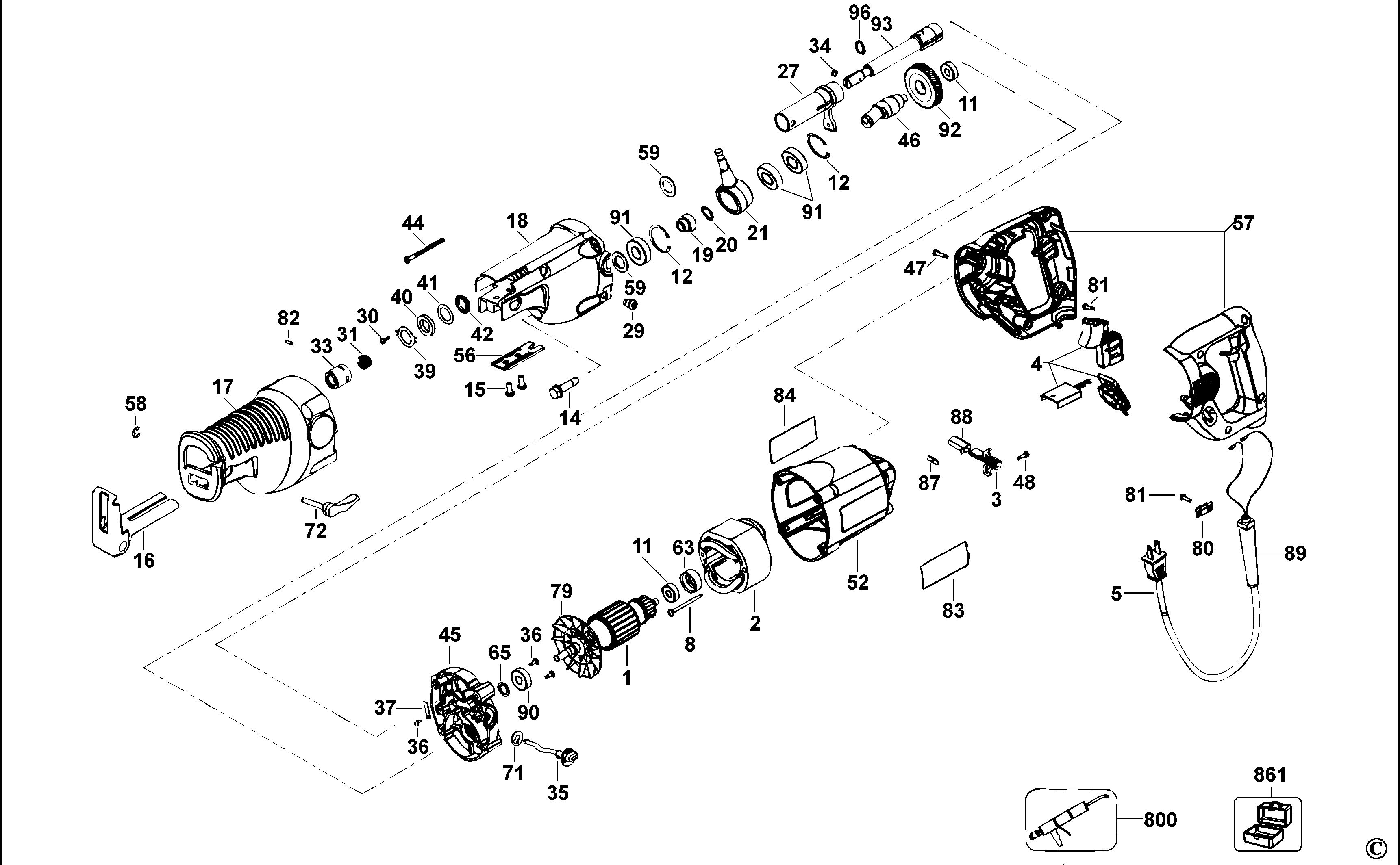 DEWALT CUT SAW (Type 2)