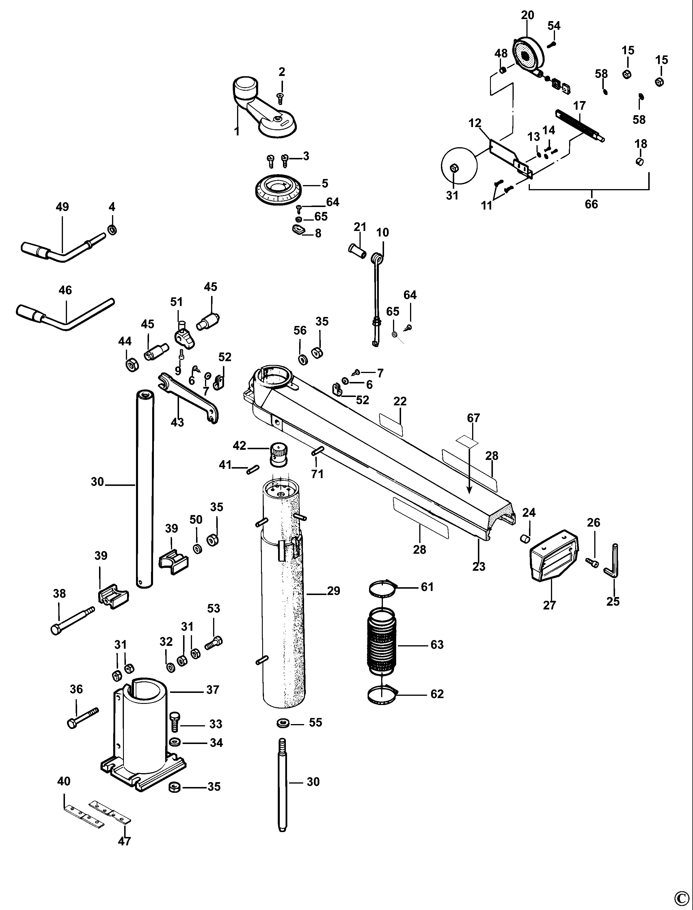 DEWALT RADIAL ARM SAW (Type 2)