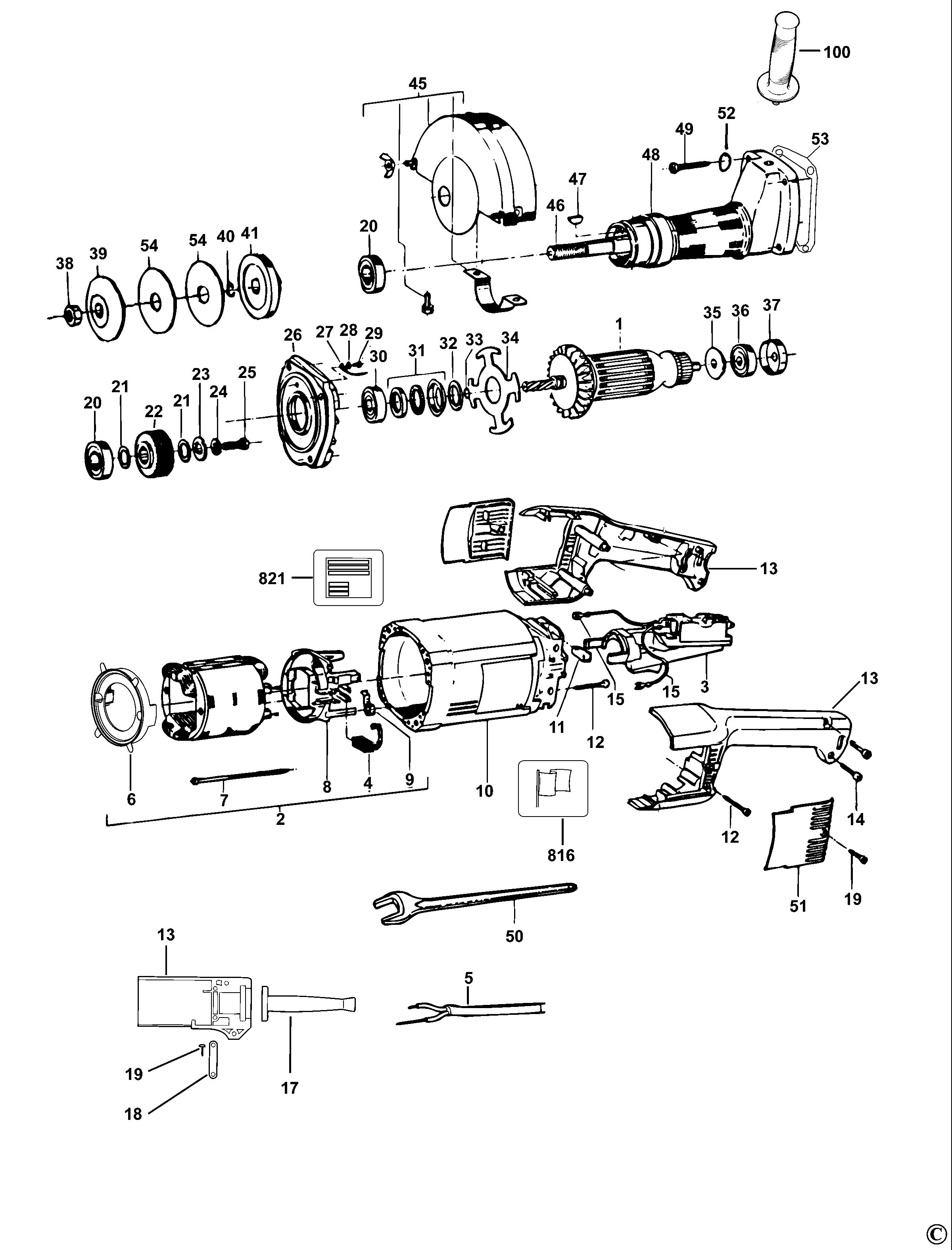 DEWALT STRAIGHT GRINDER (Type 3)