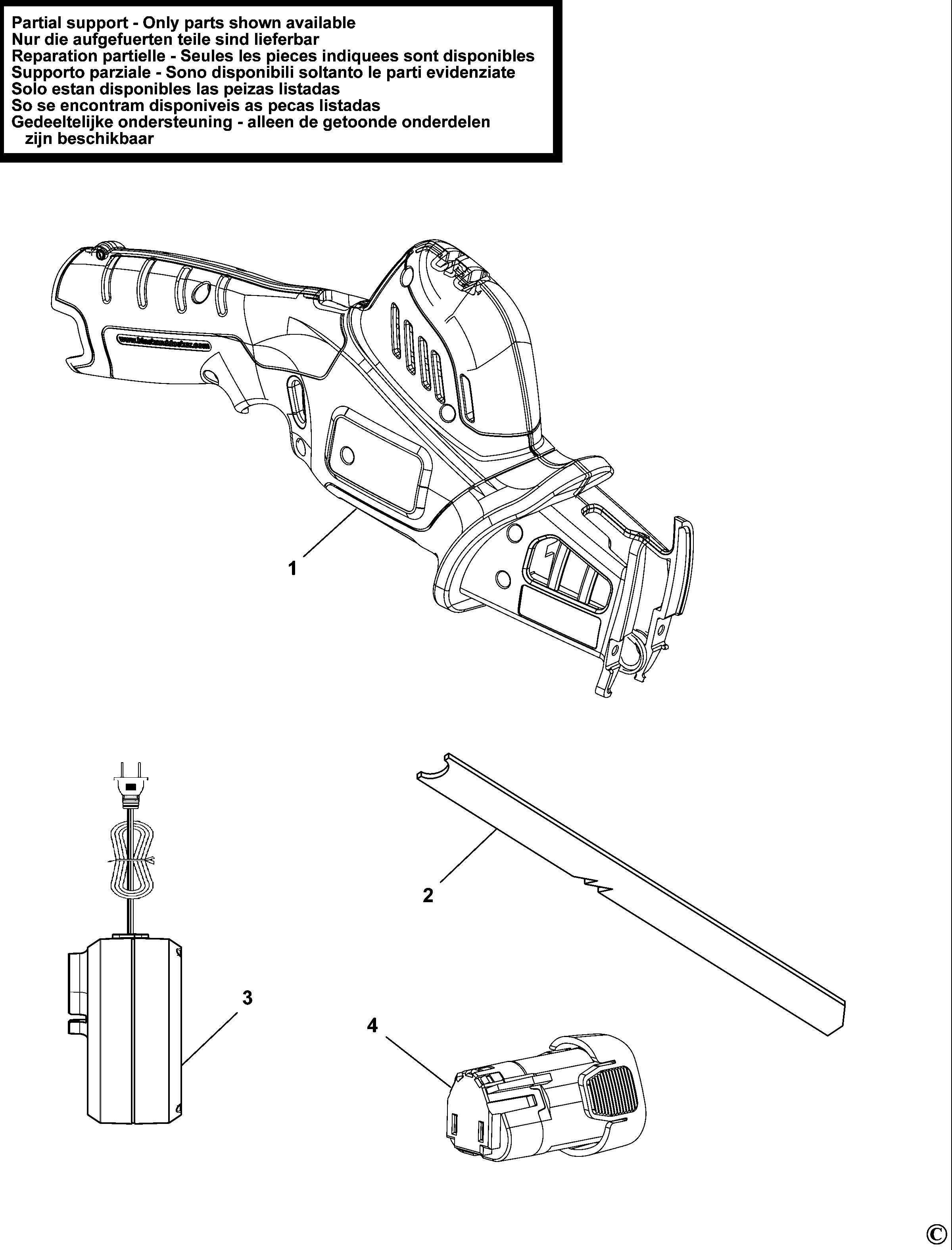 BLACK+DECKER PRUNER (Type 1)
