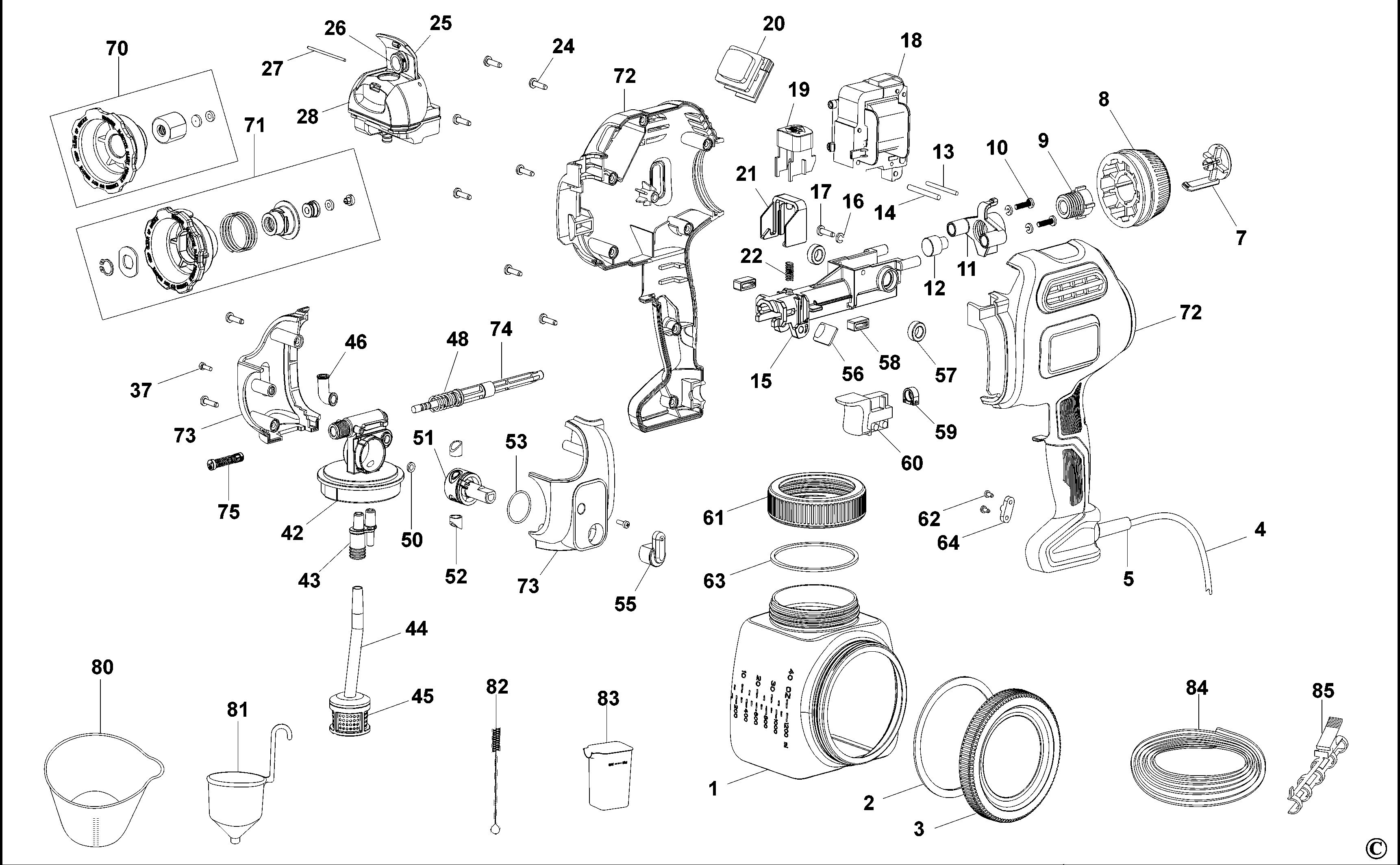 BLACK+DECKER SPRAY GUN (Type 1)