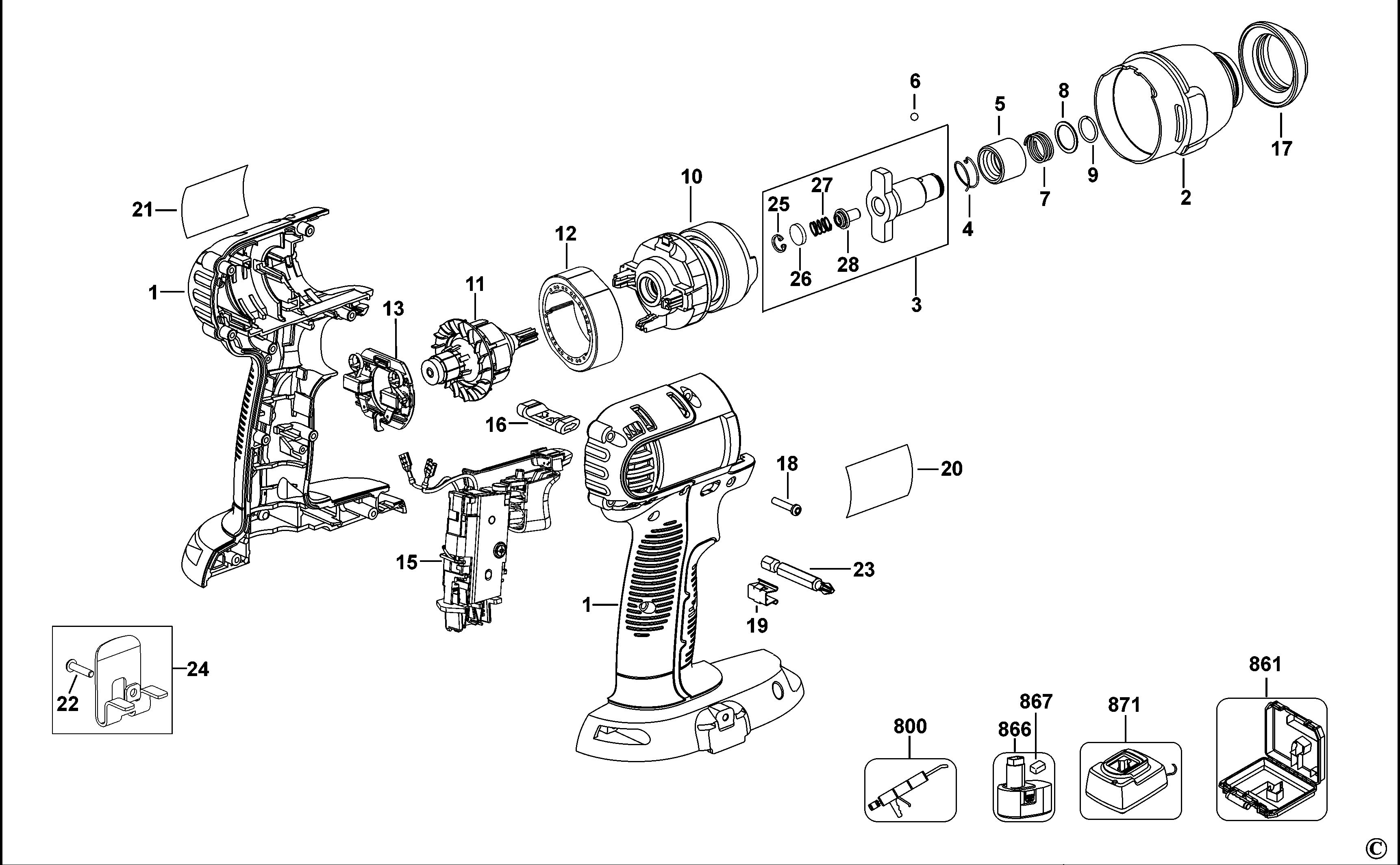 DEWALT IMPACT WRENCH (Type 11)