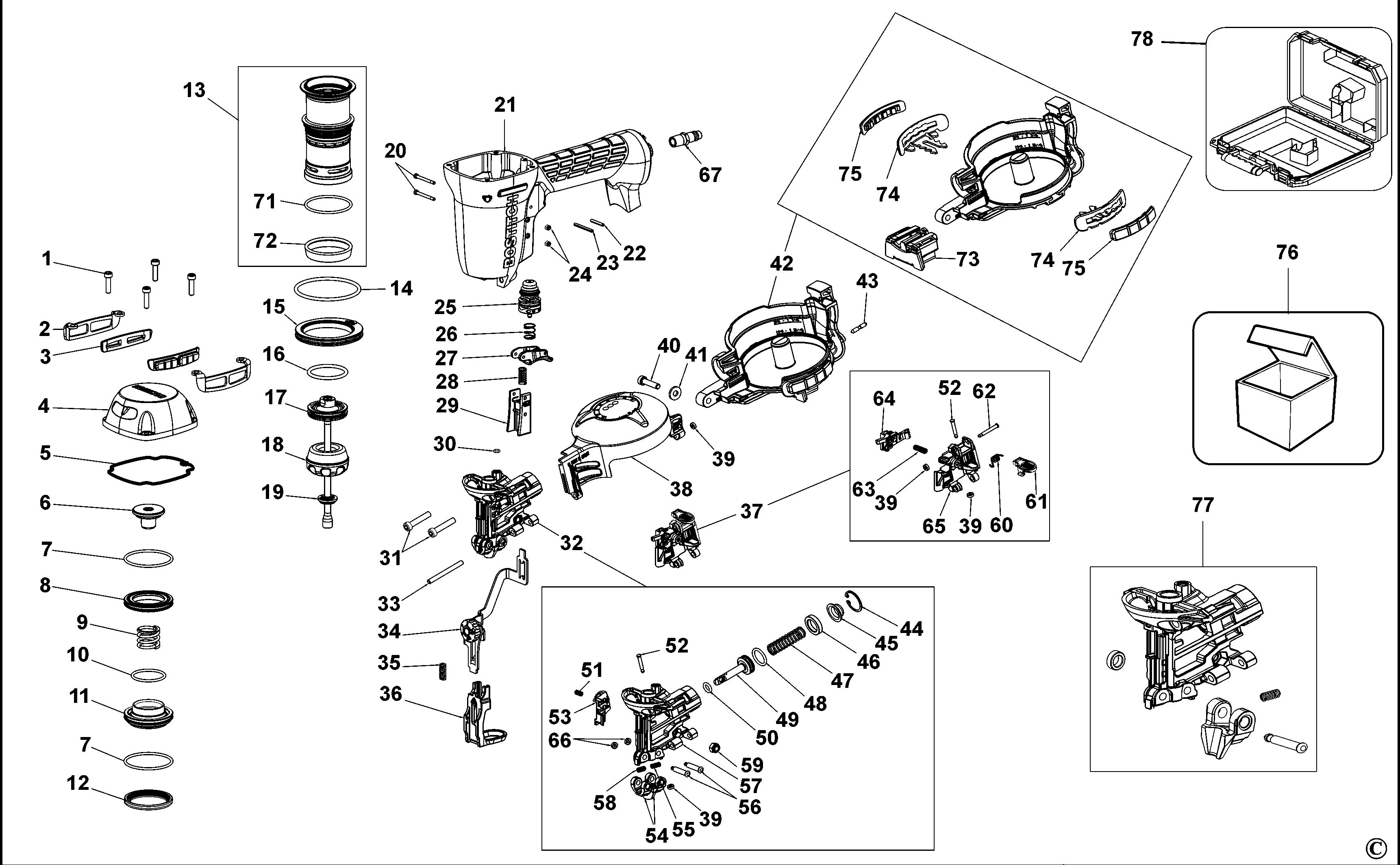 BOSTITCH NAILER (Type REV A)