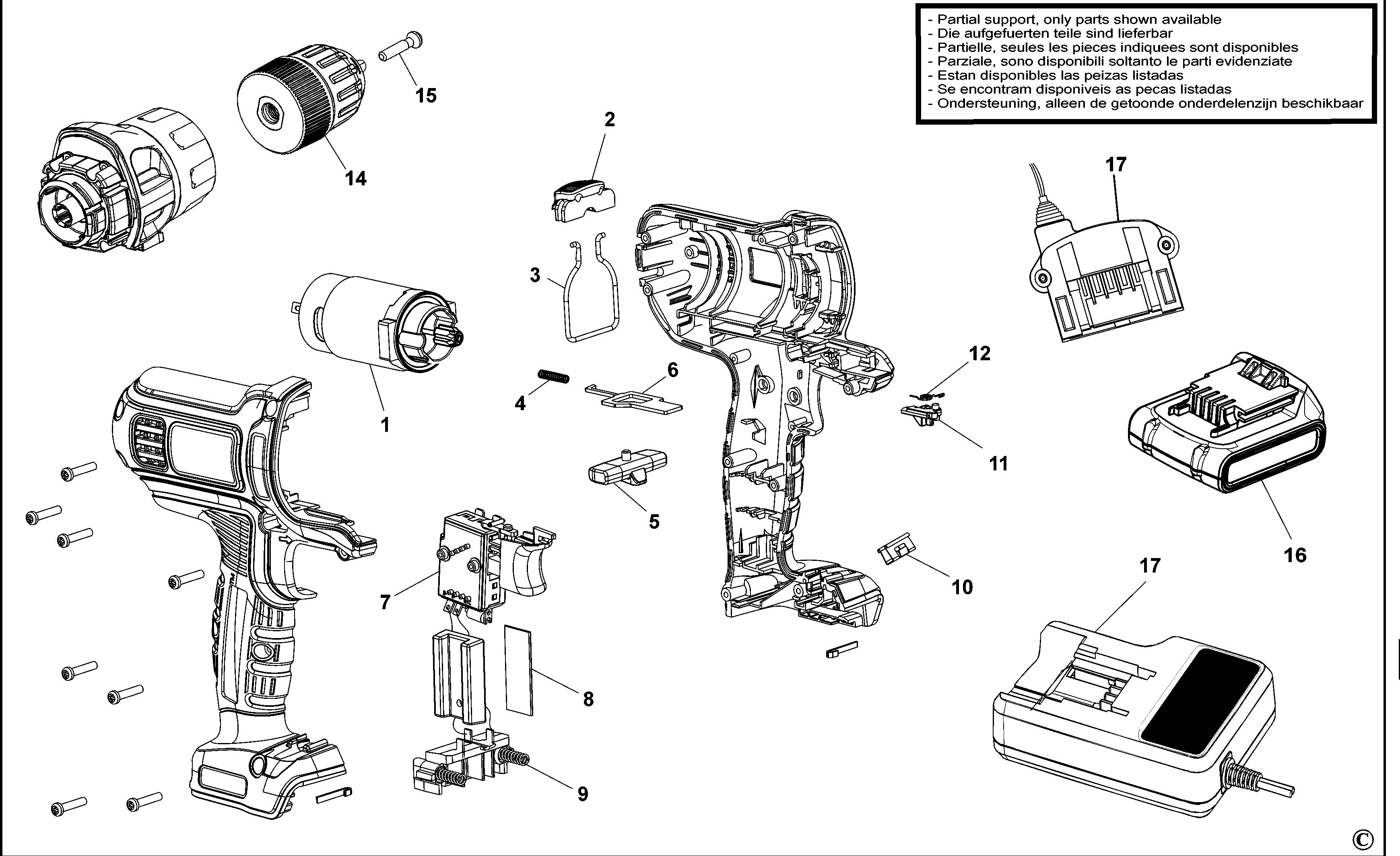 BLACK+DECKER DRILL/DRIVER (Type H1)