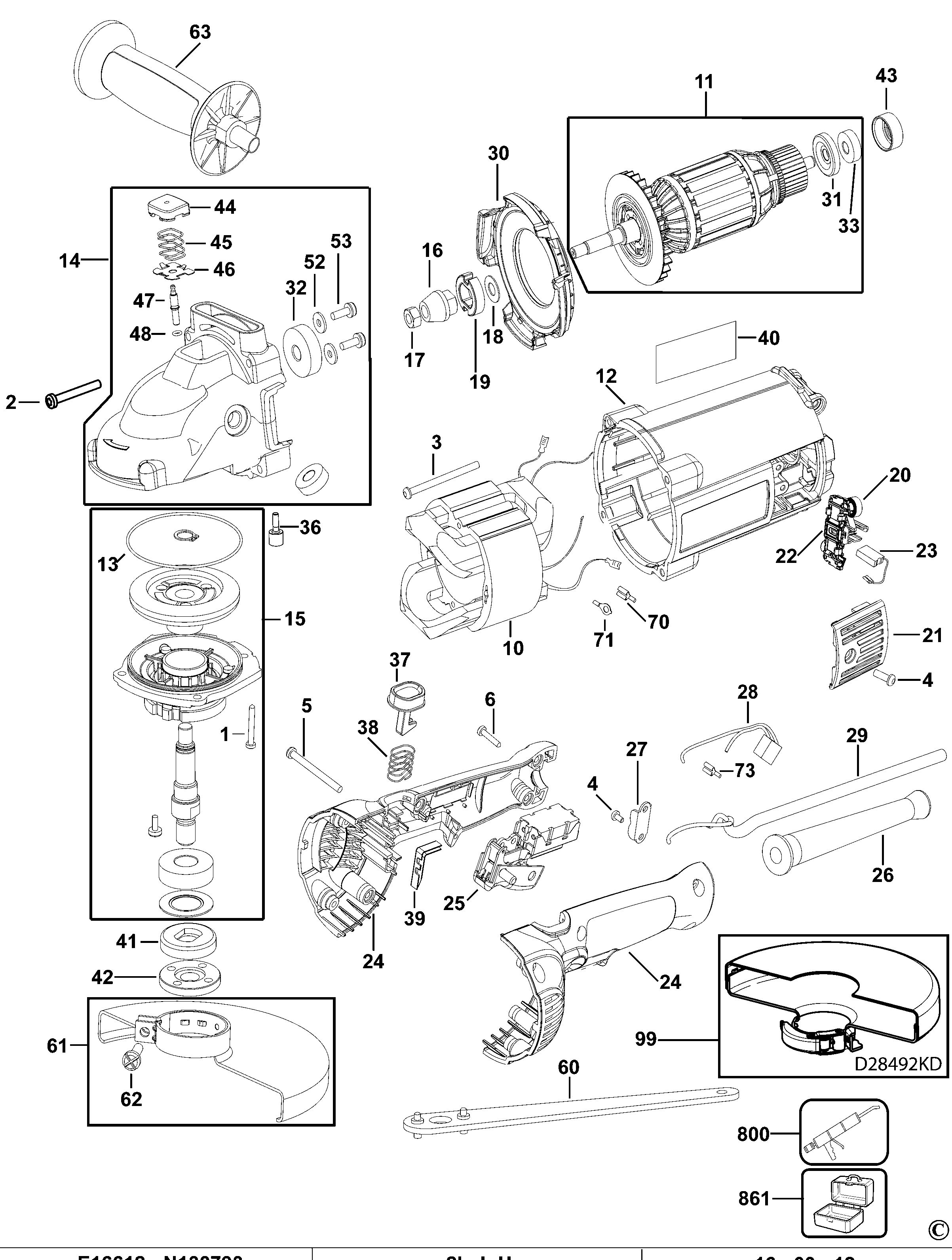 DEWALT ANGLE GRINDER (Type 4)