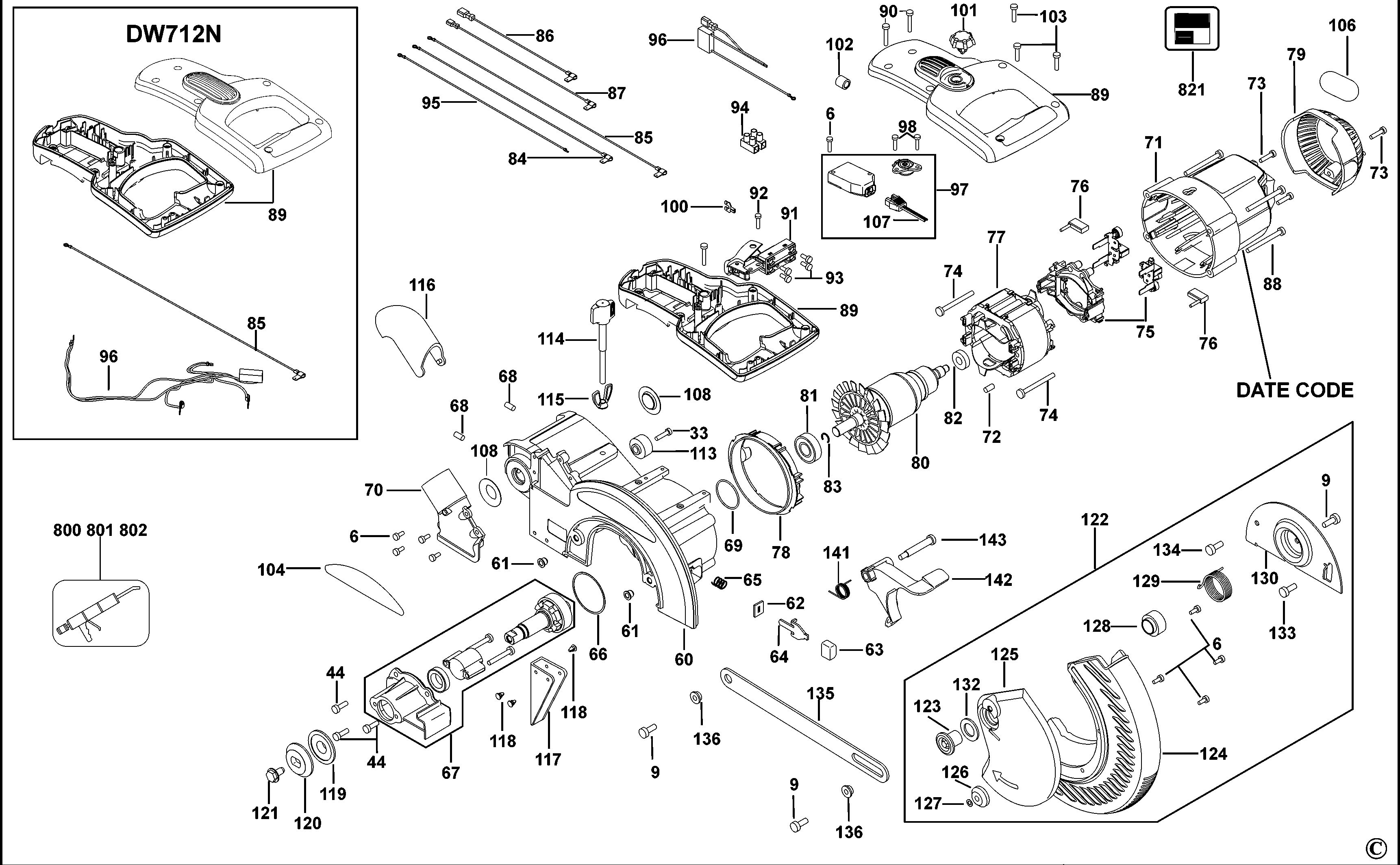 DEWALT MITRE SAW (Type 5)