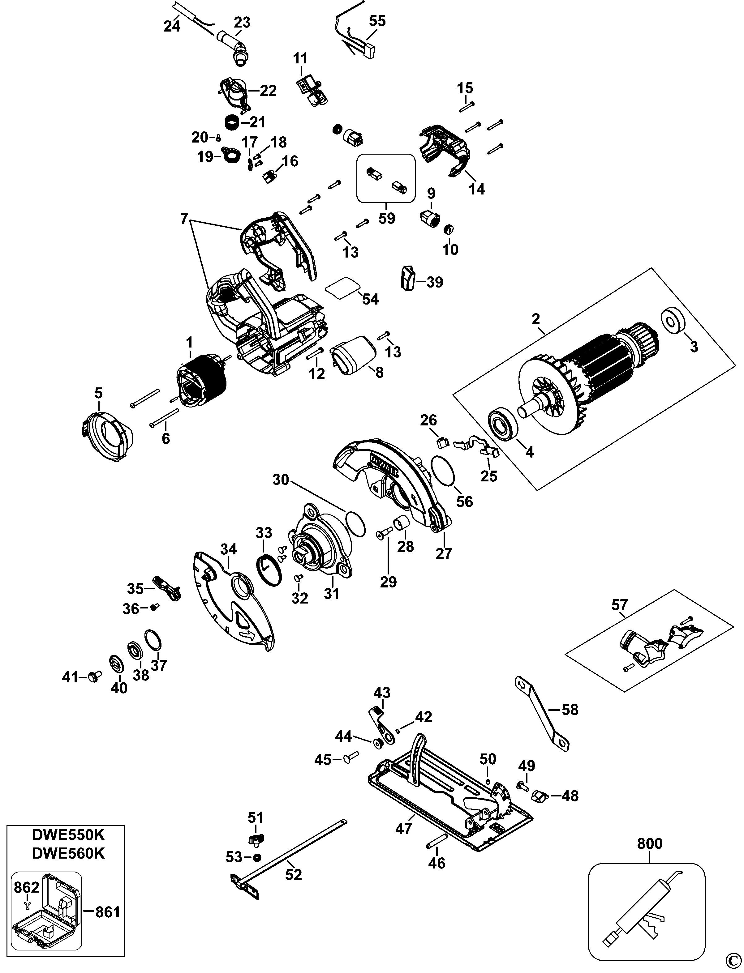 DEWALT CIRCULAR SAW (Type 1)