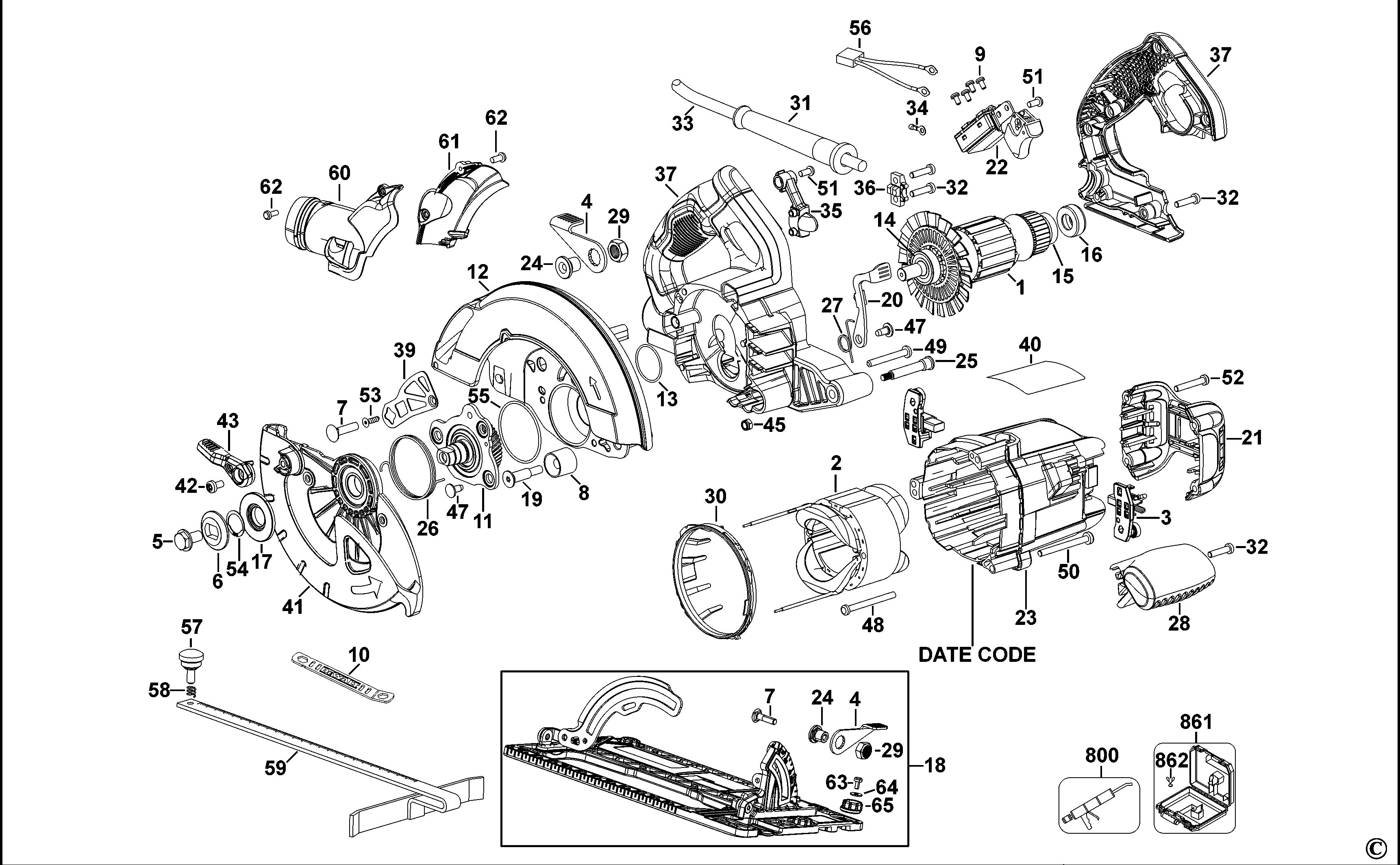 DEWALT CIRCULAR SAW (Type 1)