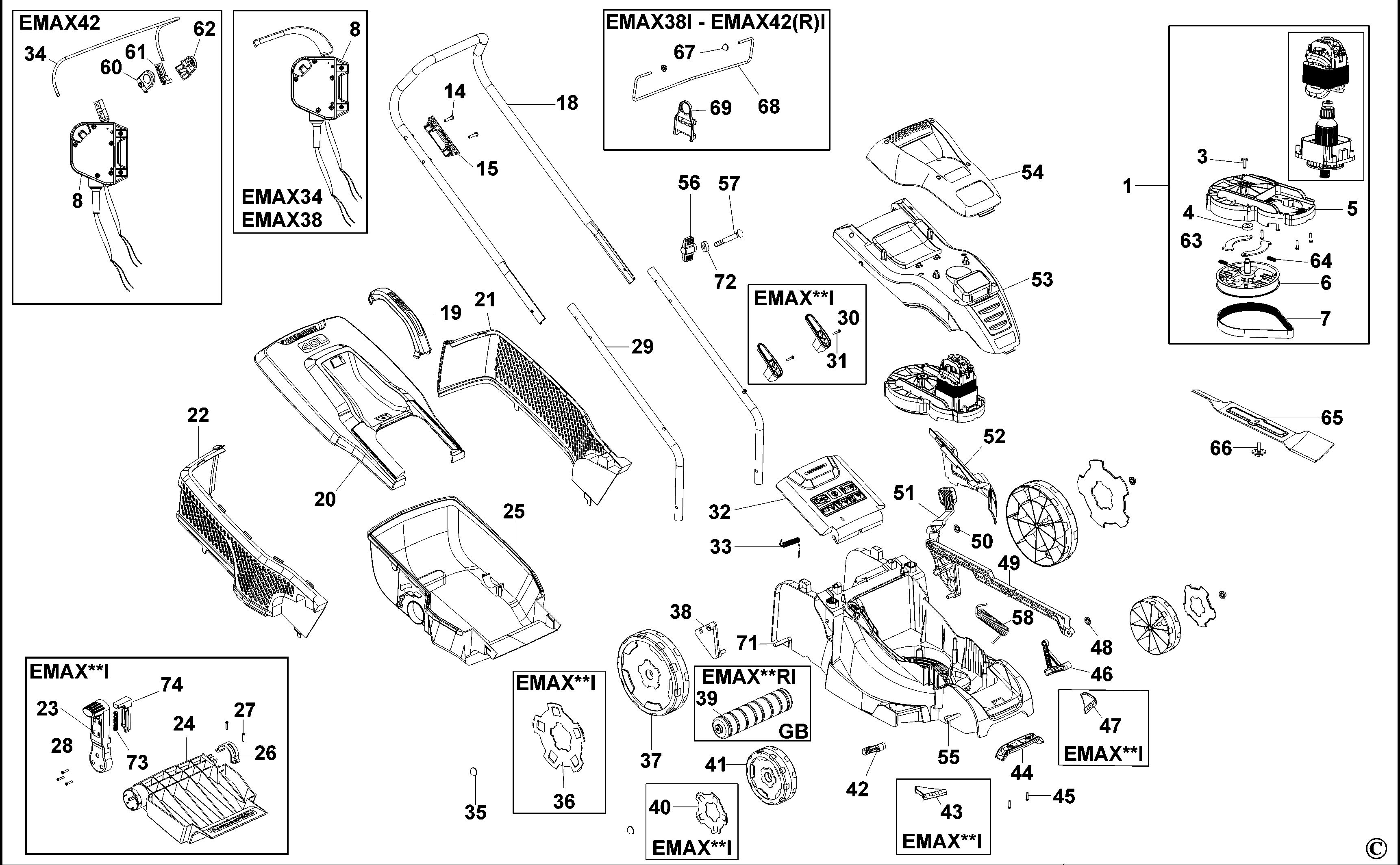 BLACK+DECKER ROTARY MOWER (Type 2)