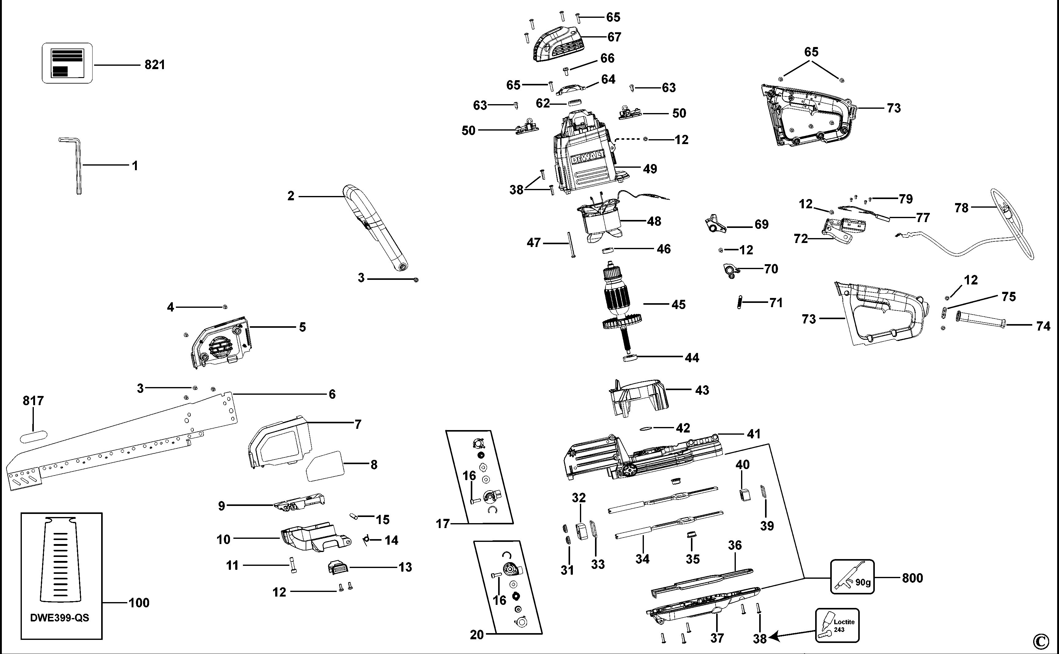 DEWALT UNIVERSAL SAW (Type 1)