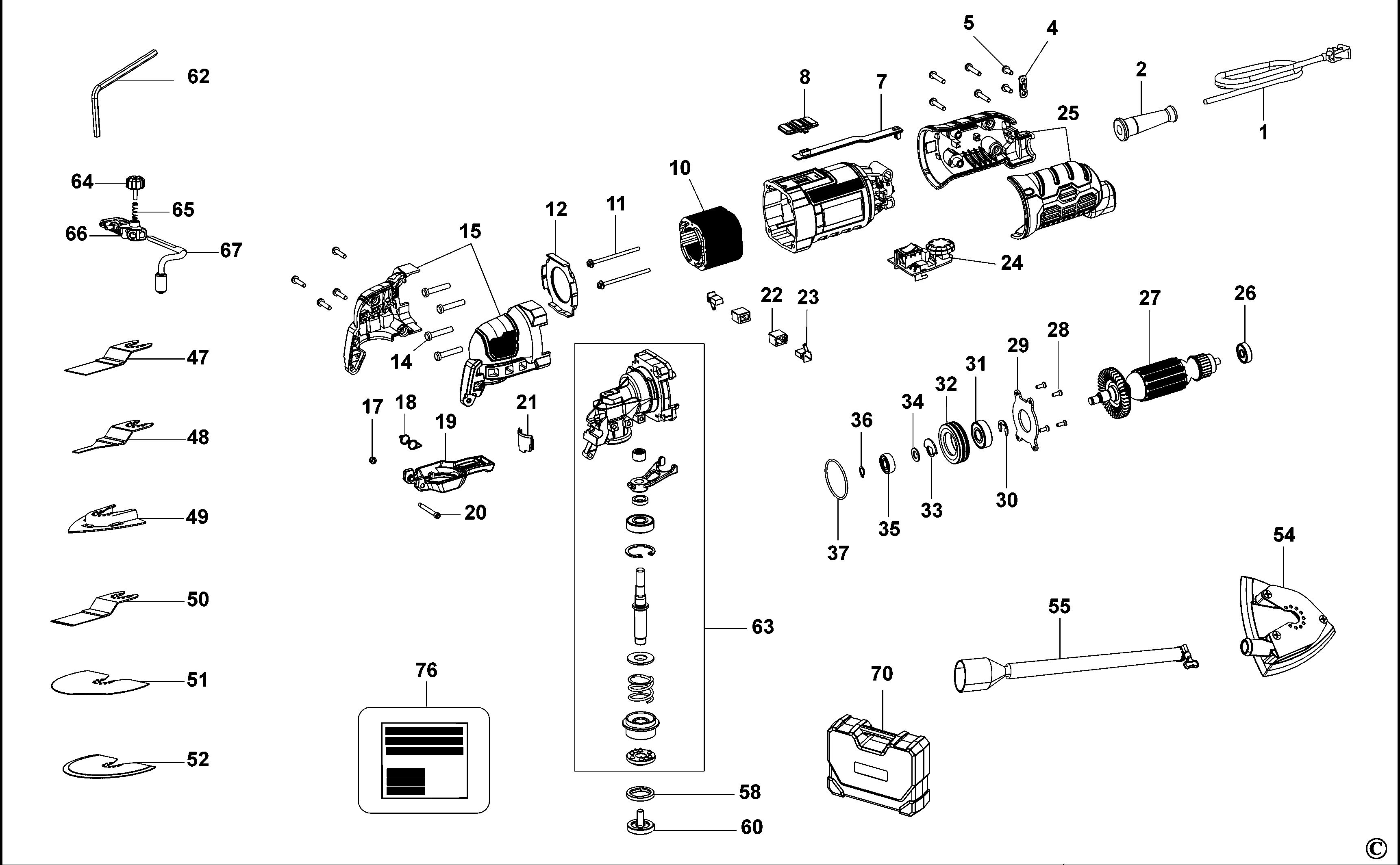 STANLEY OSCILLATING TOOL (Type 1)