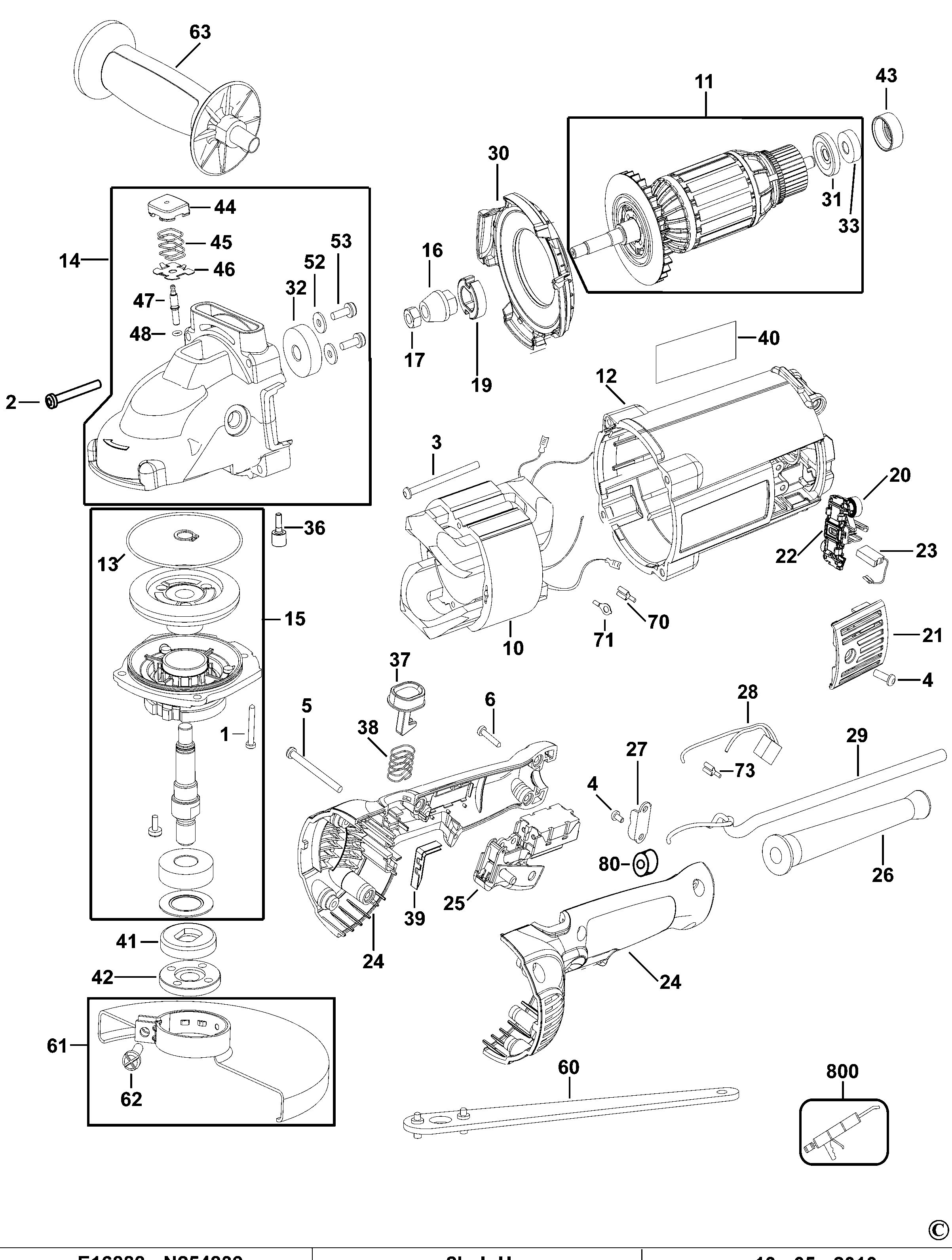 DEWALT ANGLE GRINDER (Type 5)