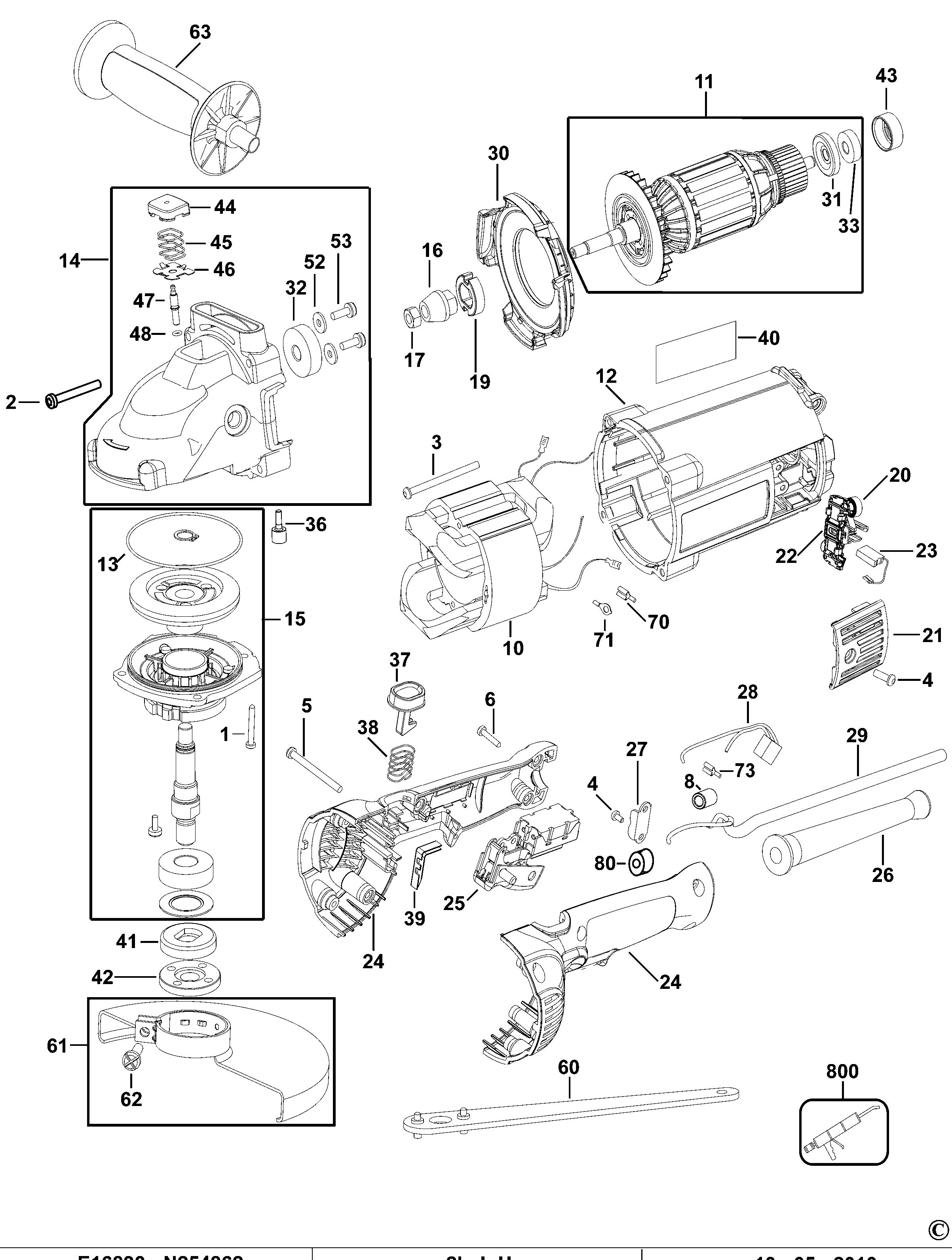 DEWALT ANGLE GRINDER (Type 5)