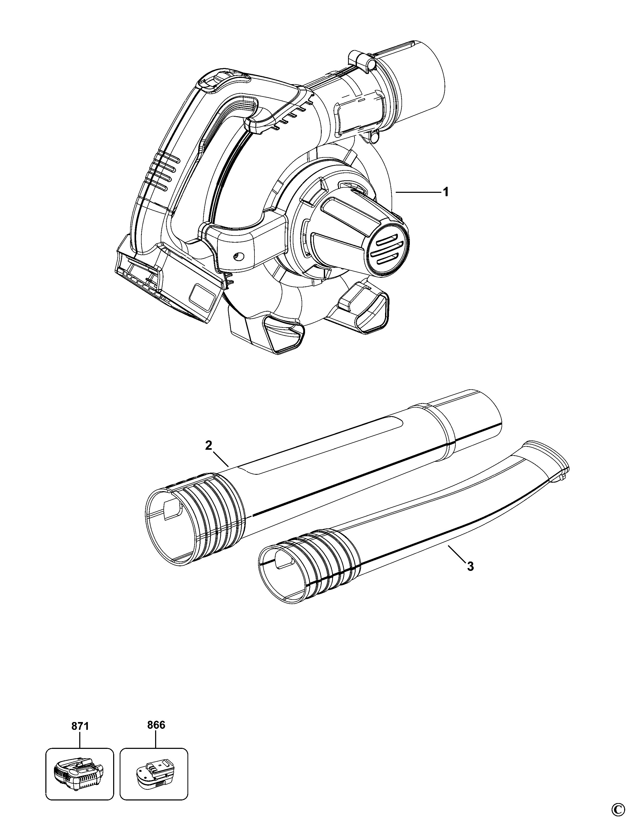 BLACK+DECKER BLOWER VAC (Type 1)
