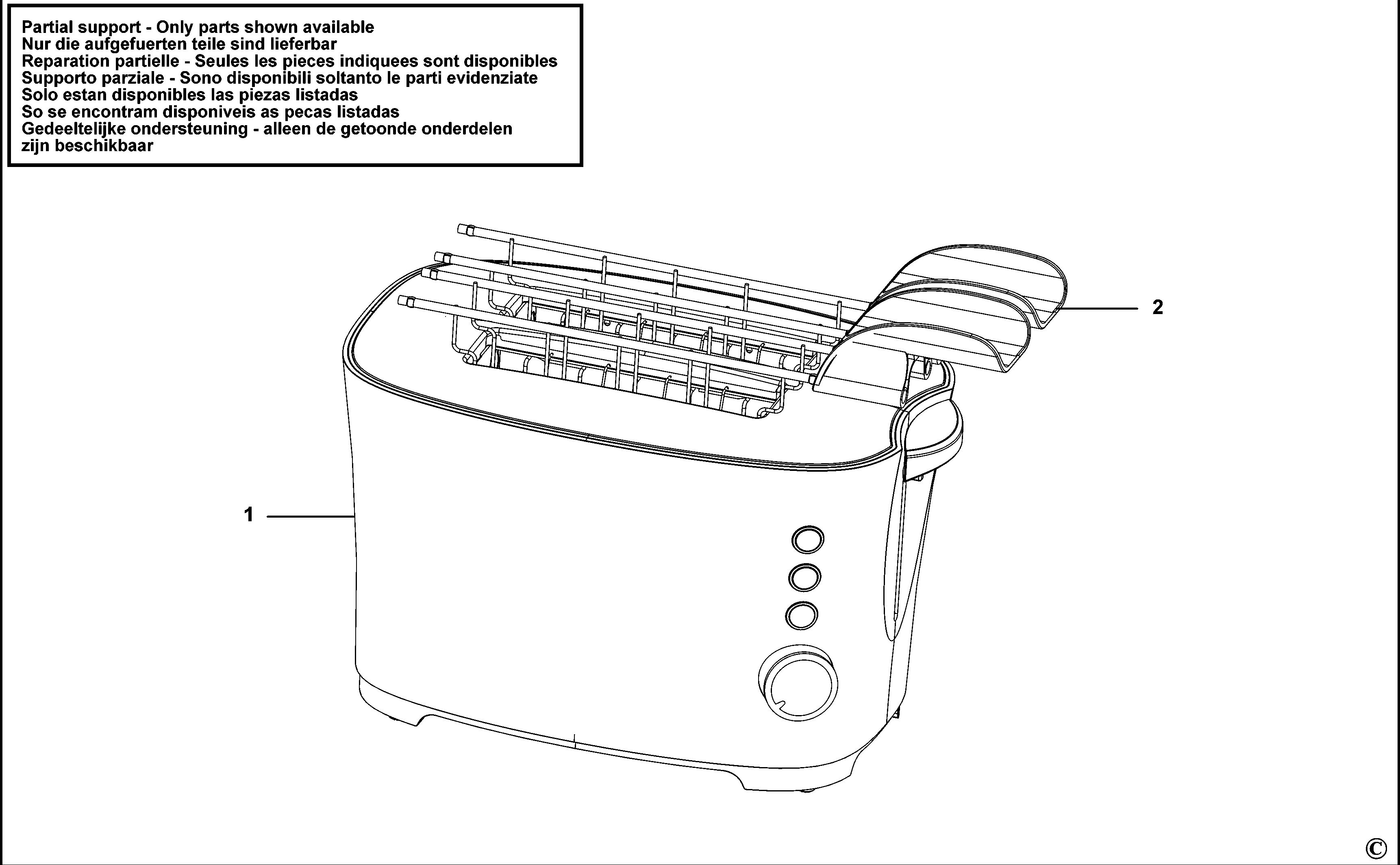 BLACK+DECKER TOASTER (Type 1)