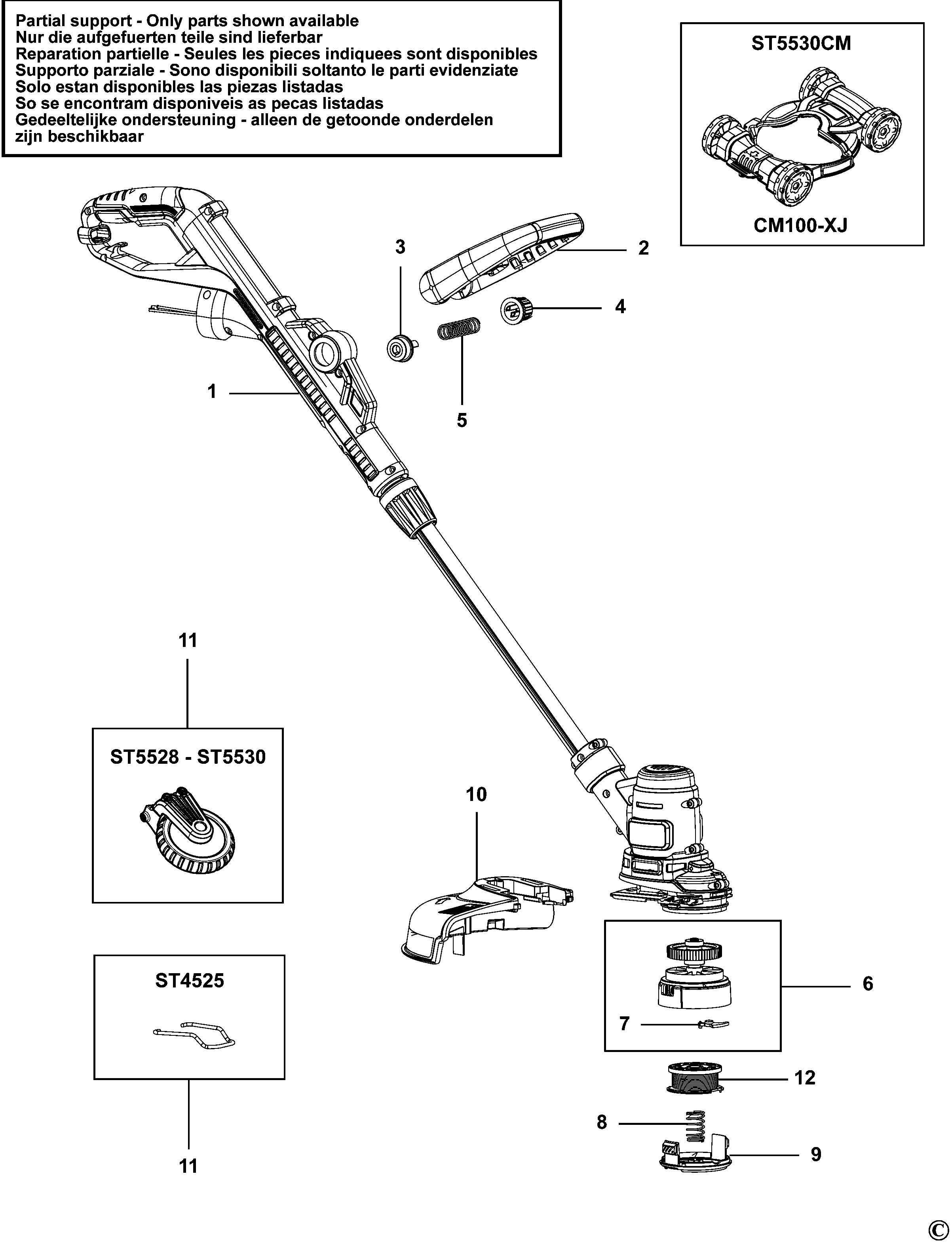 BLACK+DECKER STRING TRIMMER (Type 1)