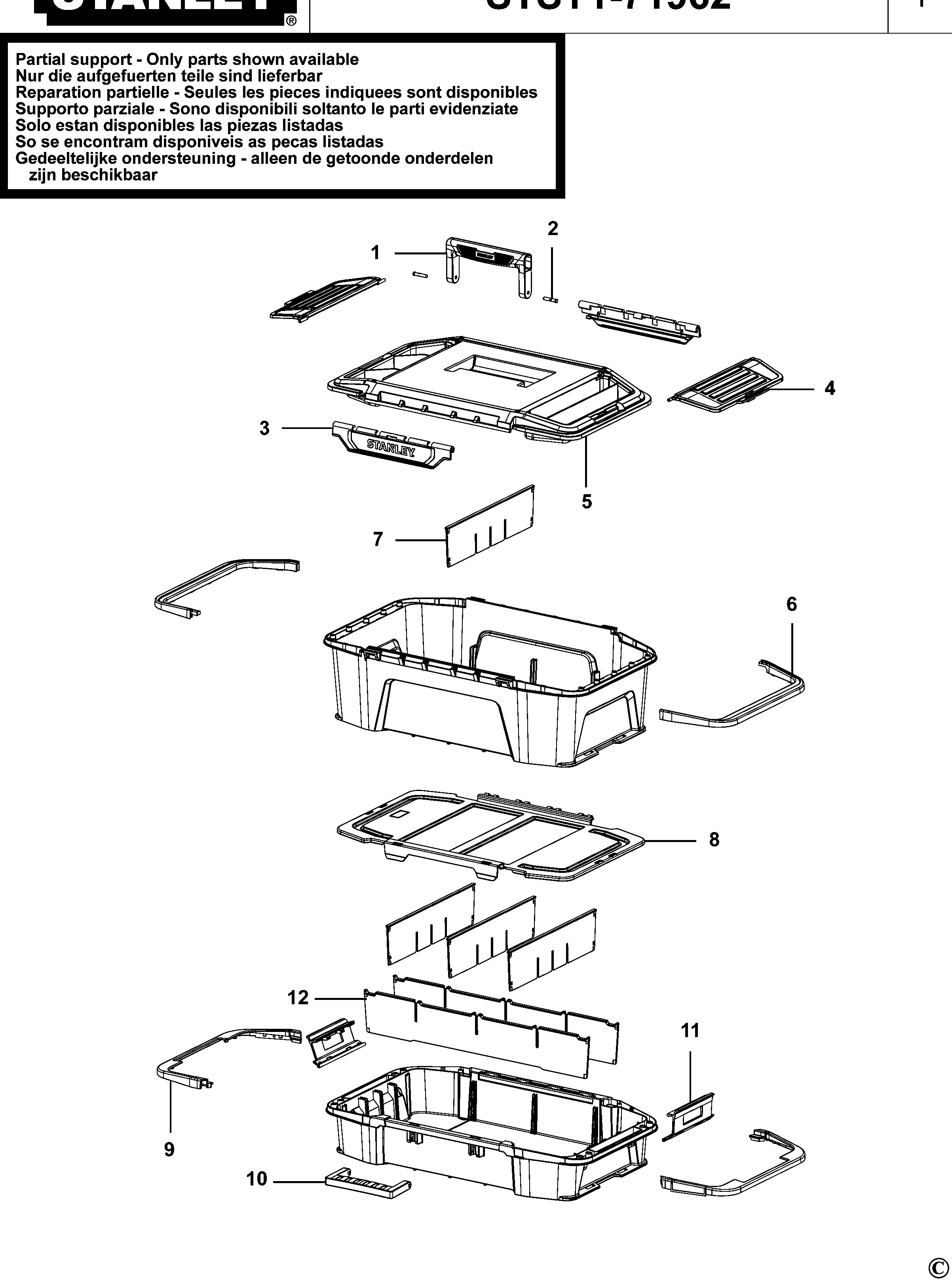 STANLEY ORGANISER (Type 1)