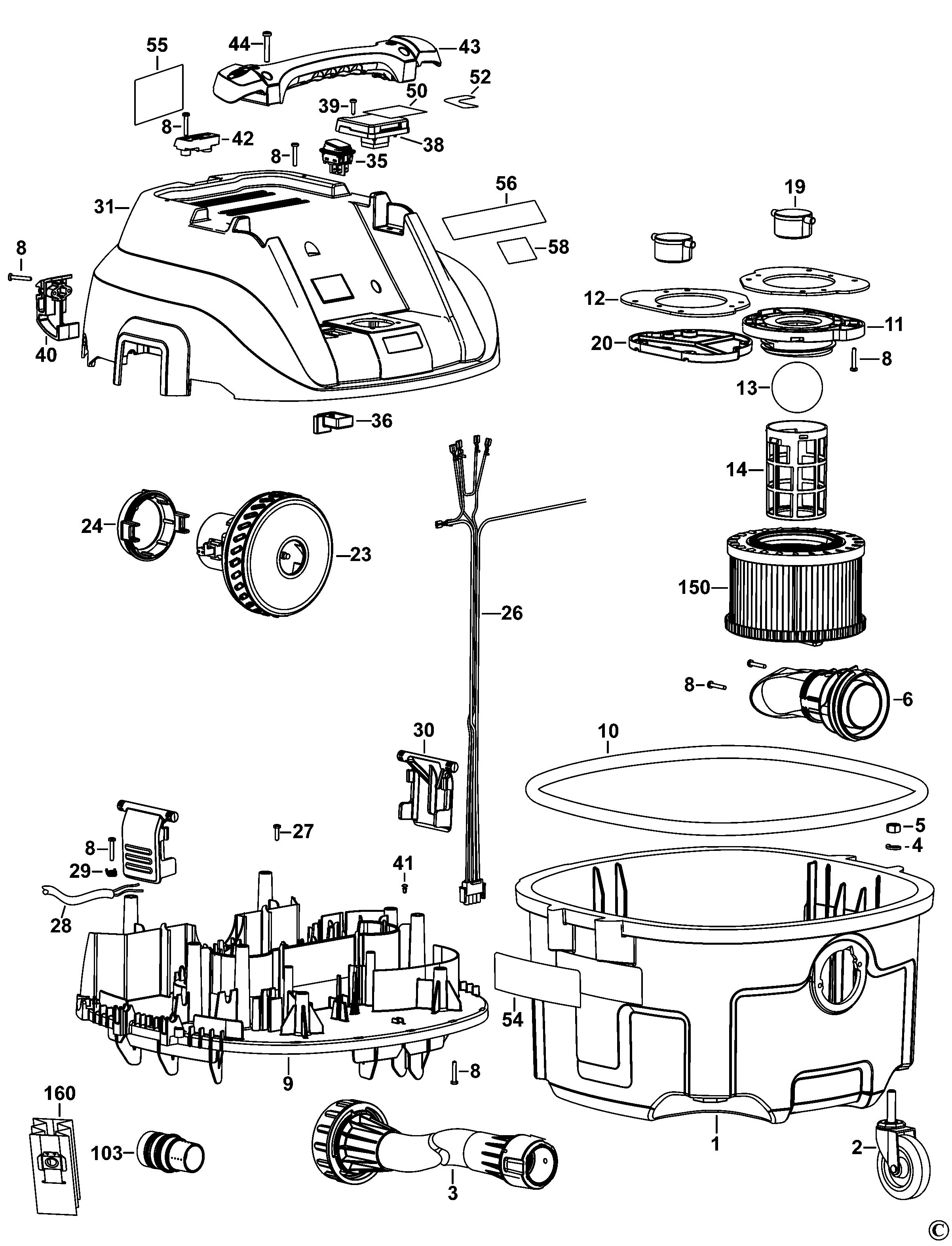 DEWALT VACUUM EXTRACTOR (Type 1)