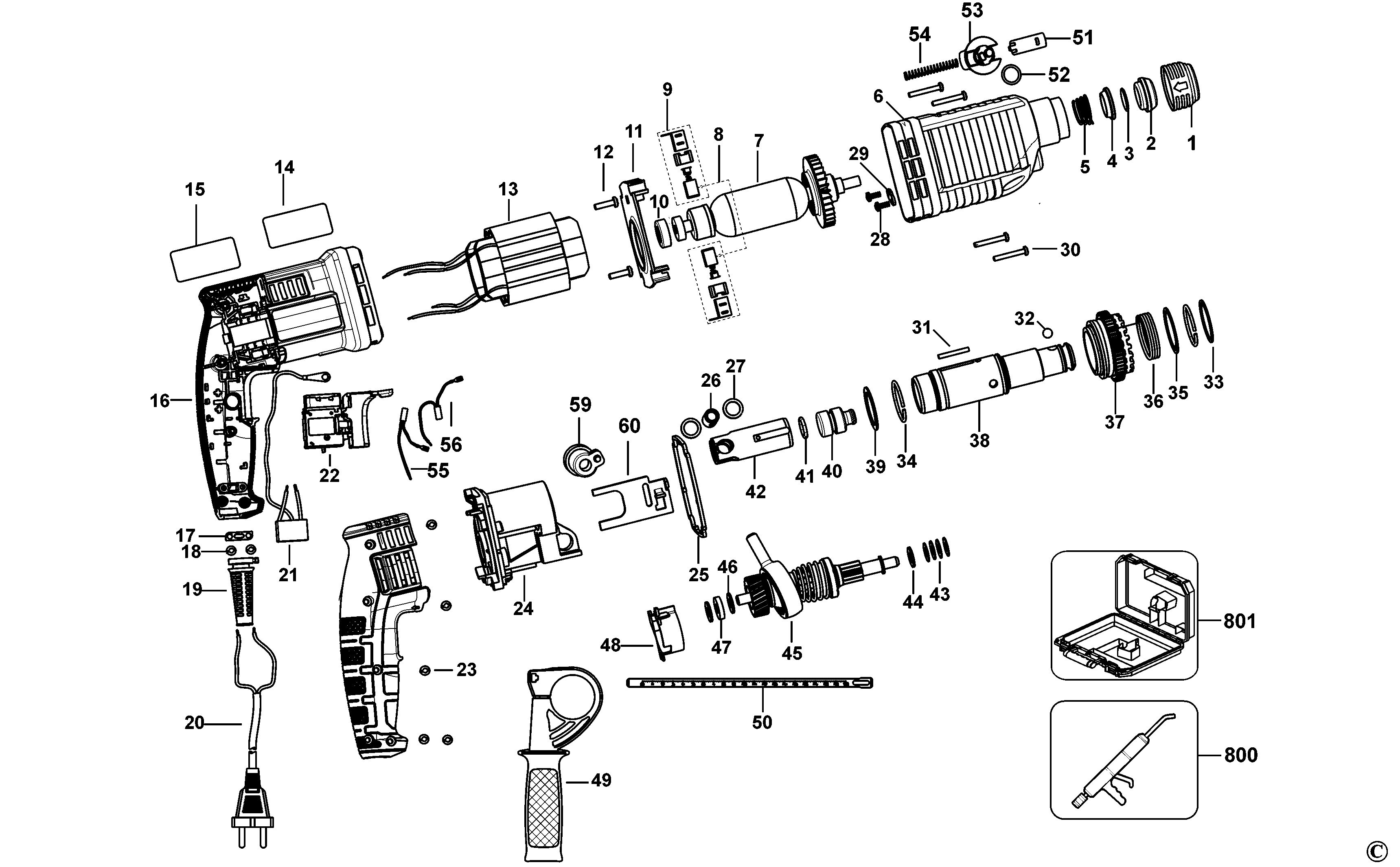 BLACK+DECKER HAMMER DRILL (Type 1)