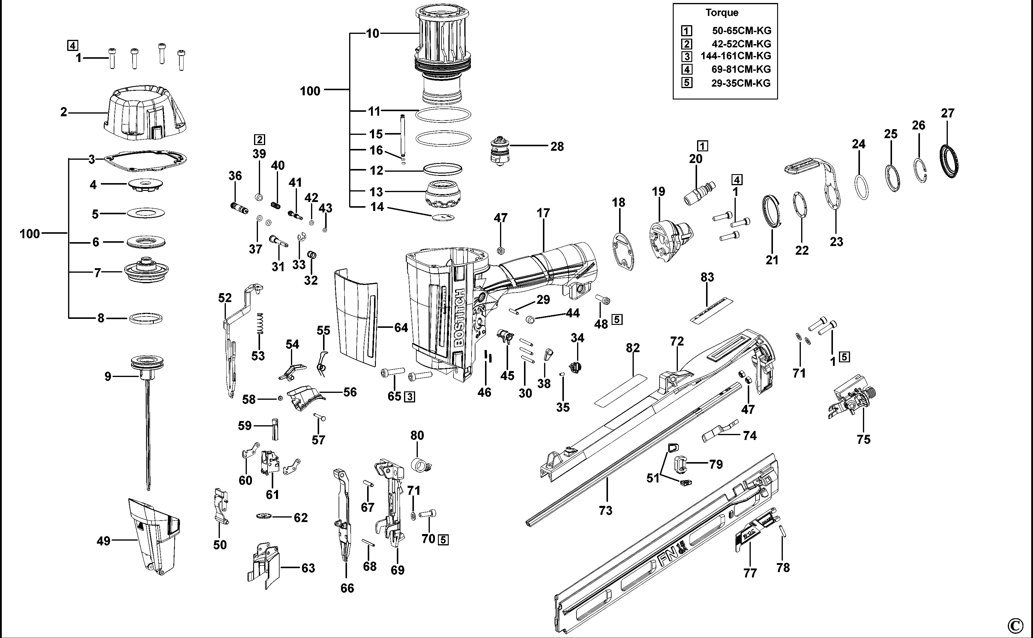 BOSTITCH NAILER (Type Rev 1)