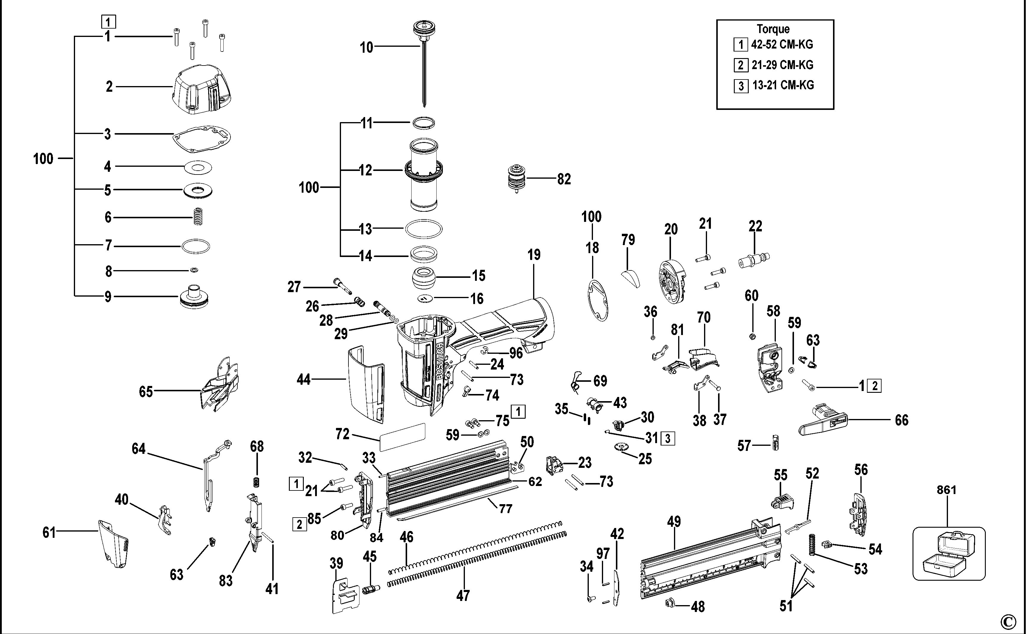 BOSTITCH NAILER (Type Rev 1)