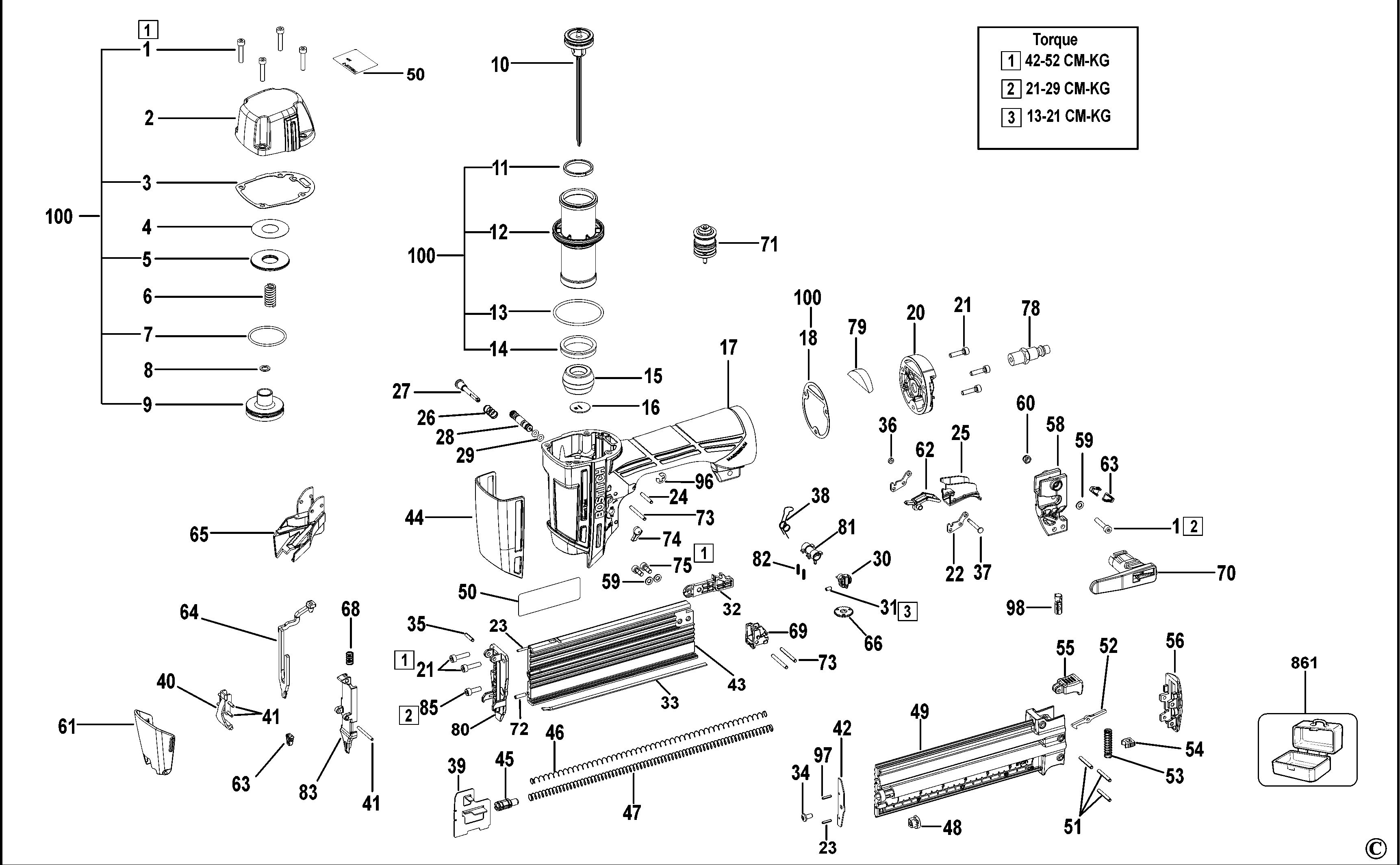 BOSTITCH NAILER (Type Rev A)
