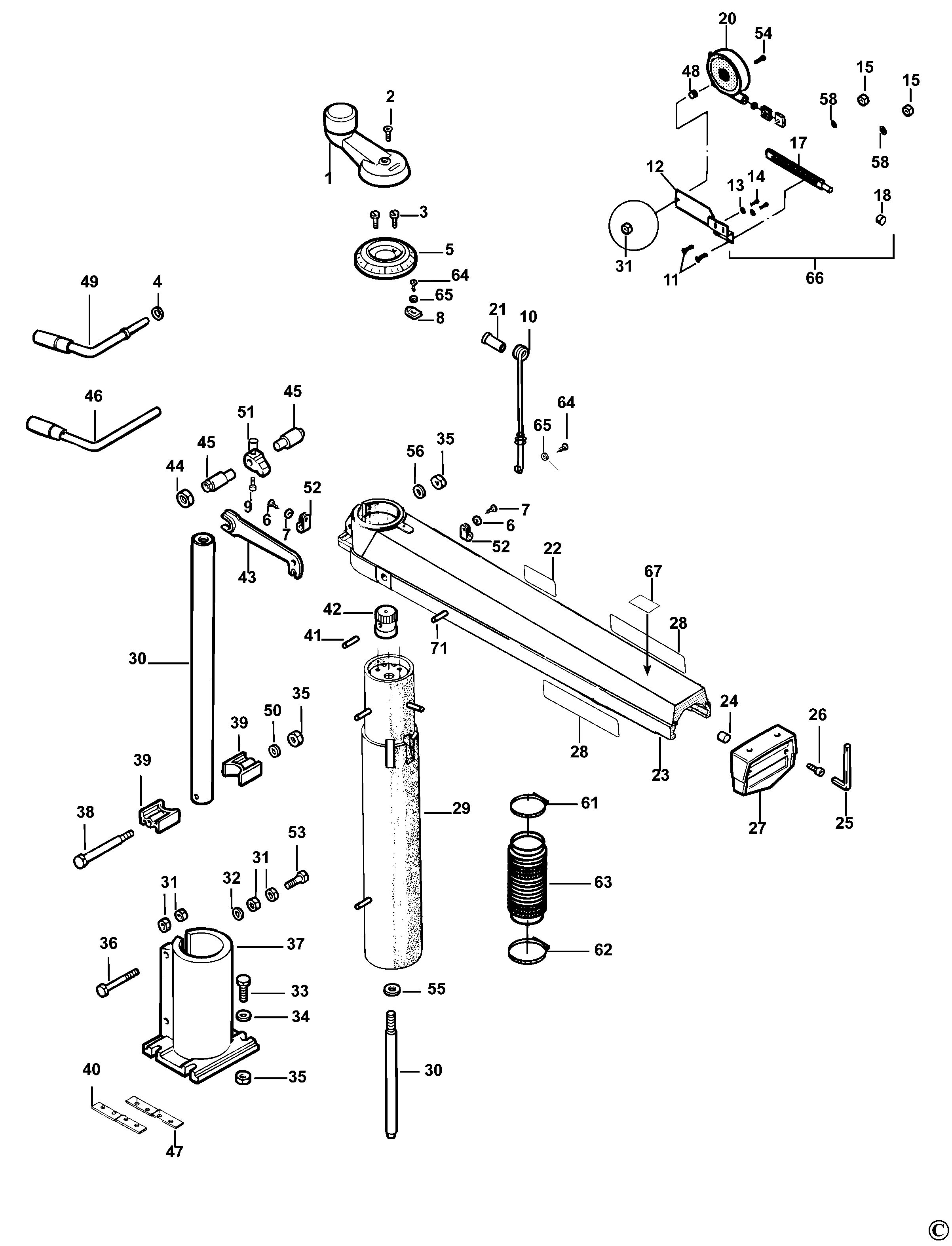 DEWALT RADIAL ARM SAW (Type 3)