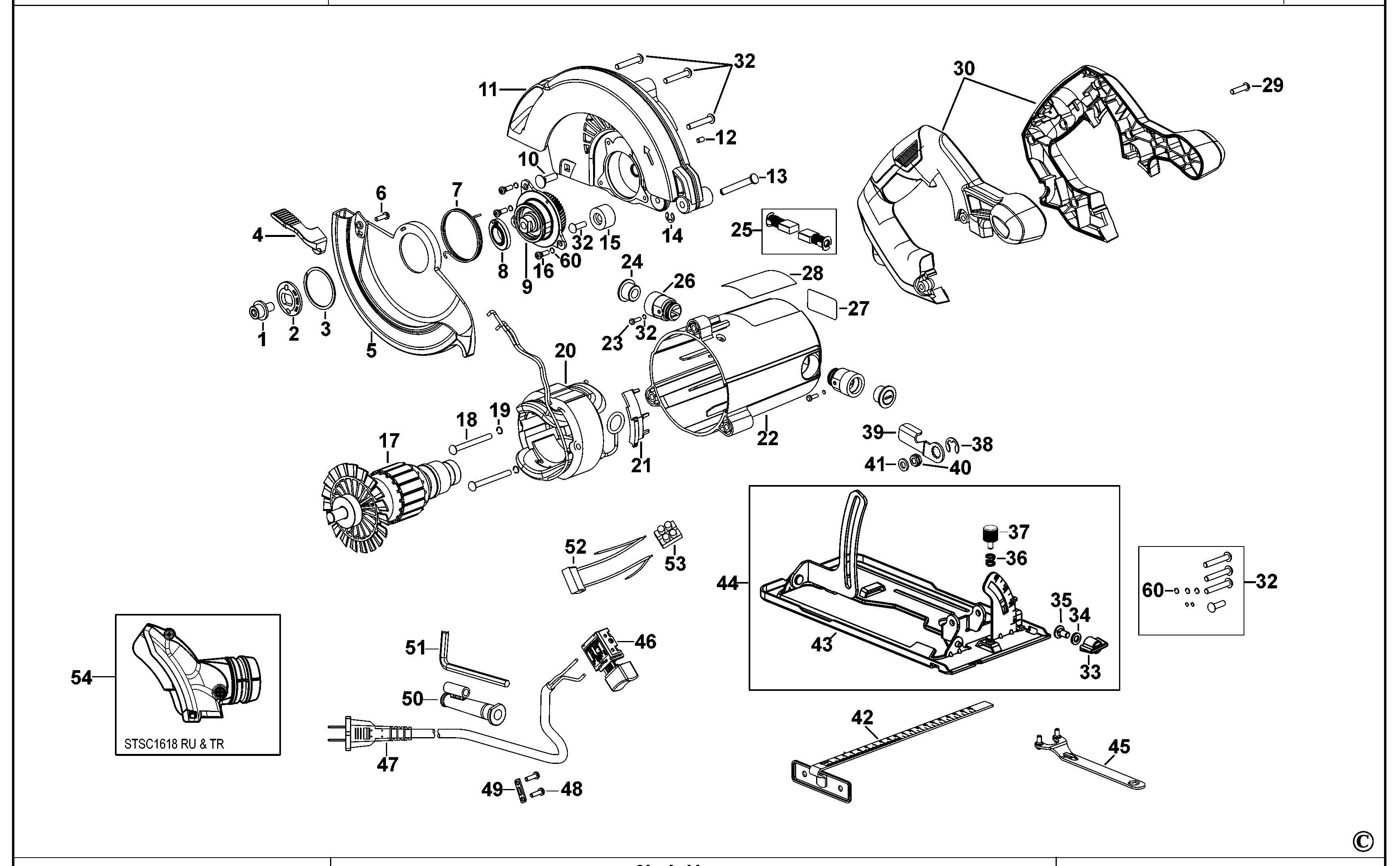 STANLEY CIRCULAR SAW (Type 1)