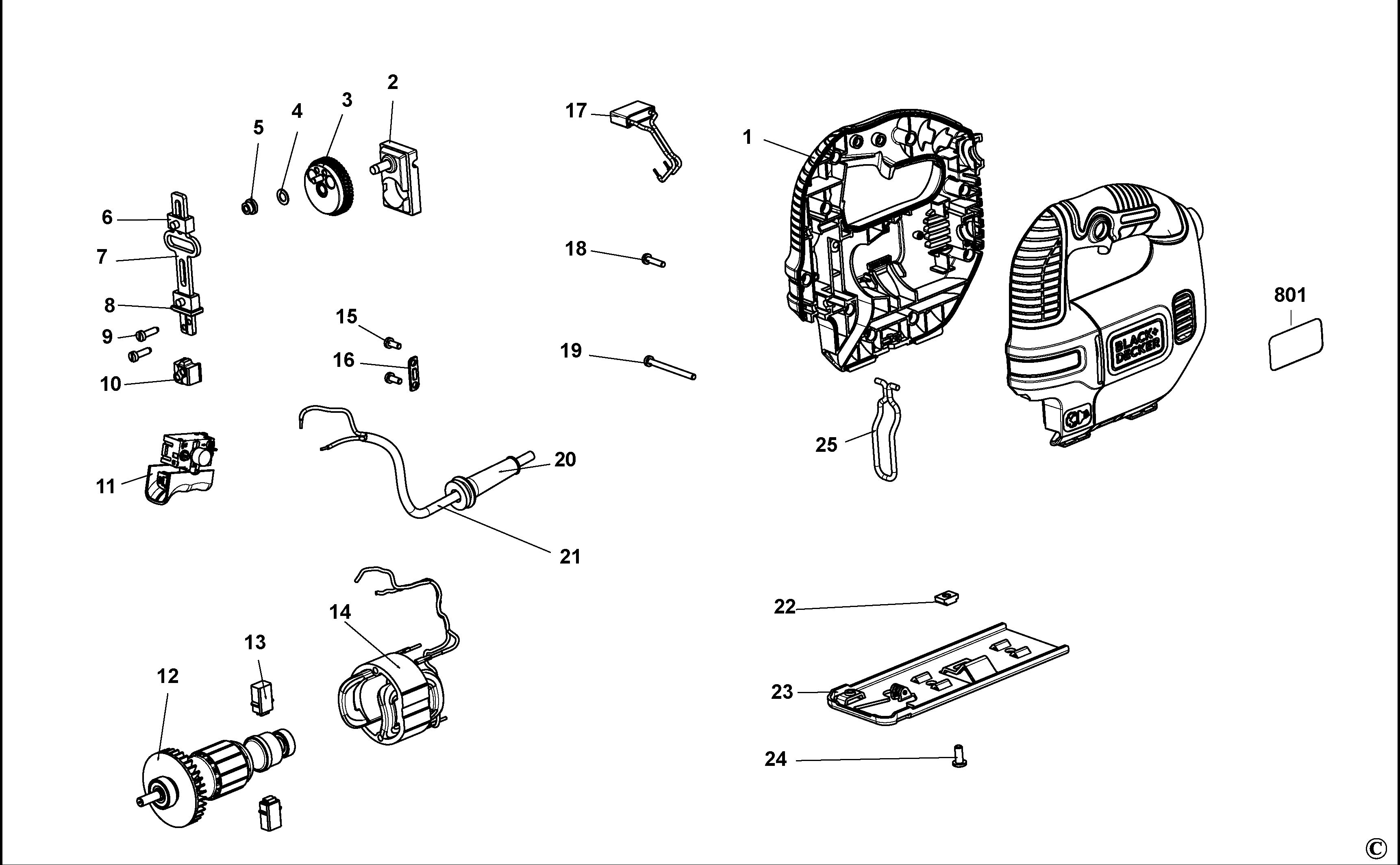 BLACK+DECKER JIGSAW (Type 1)