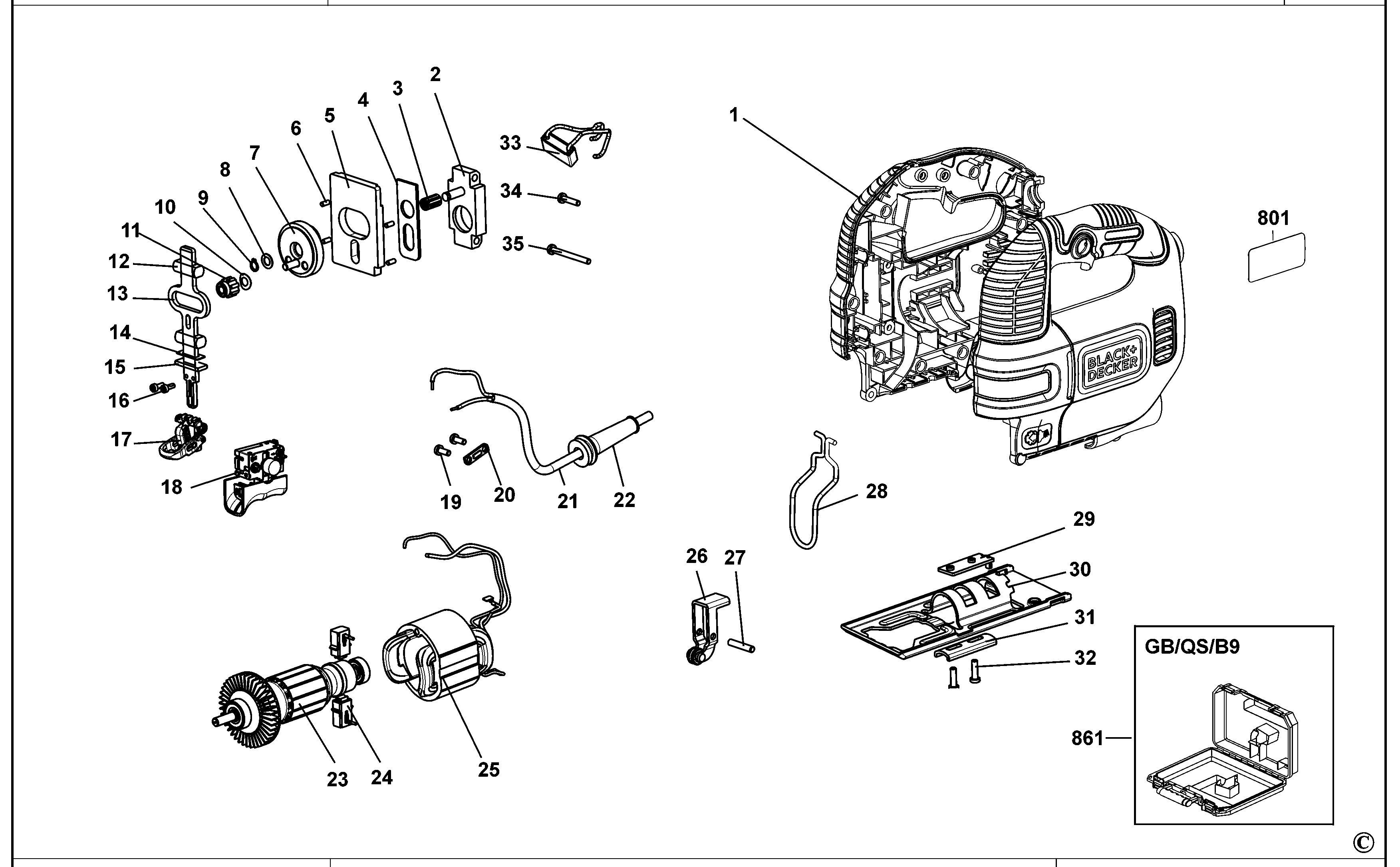 BLACK+DECKER JIGSAW (Type 1)