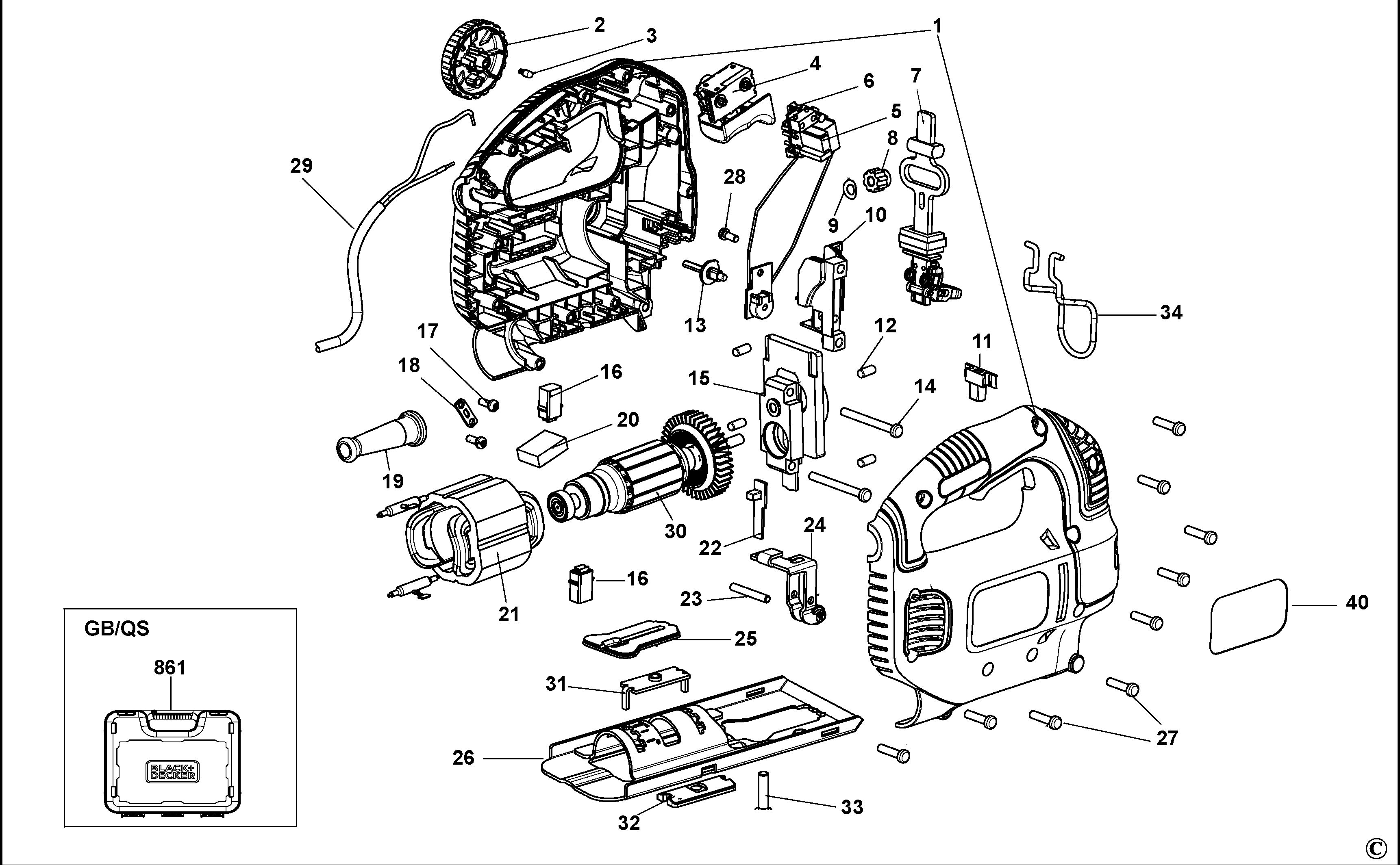BLACK+DECKER JIGSAW (Type 1)