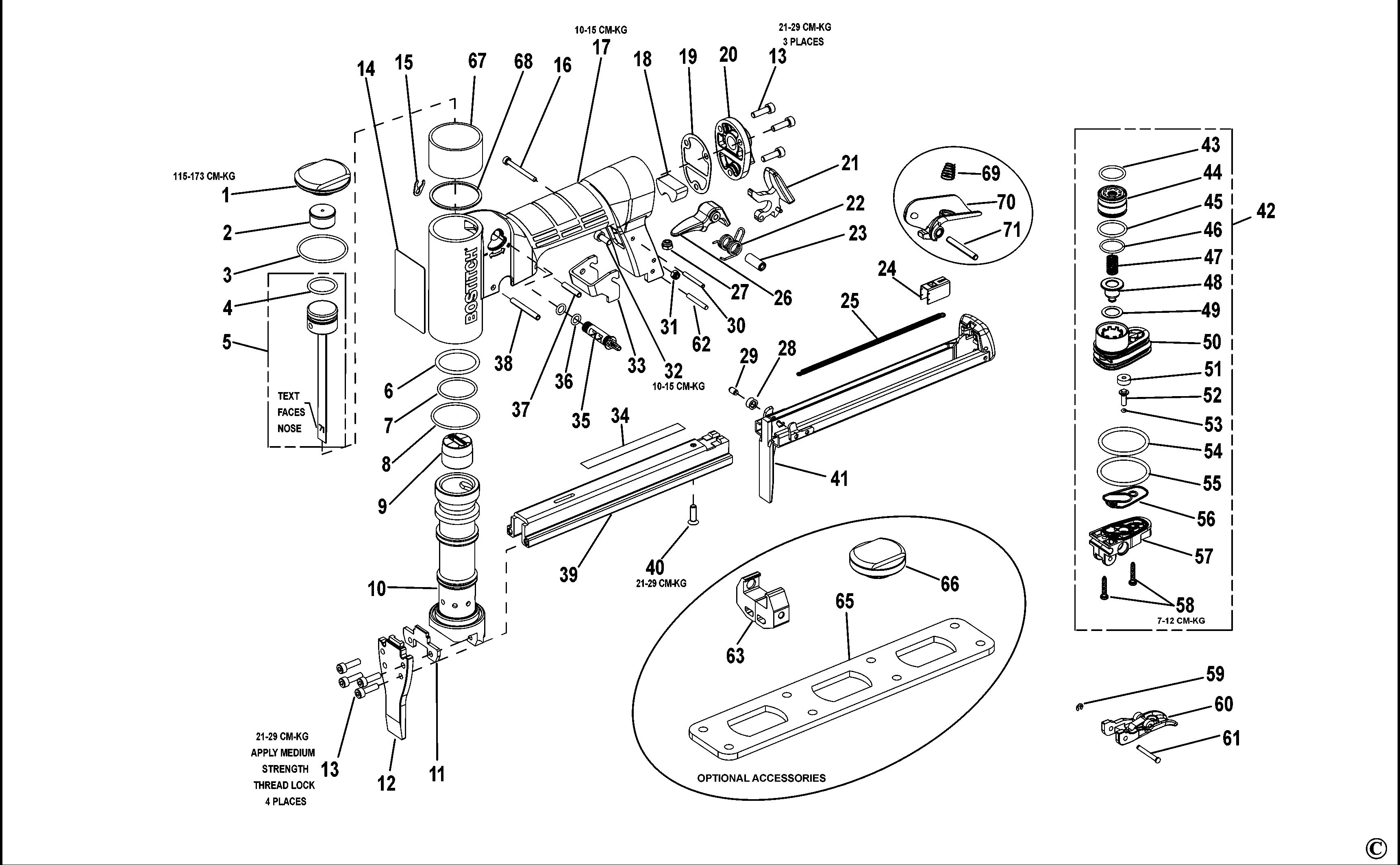 BOSTITCH PNEUMATIC STAPLER (Type Rev 1)