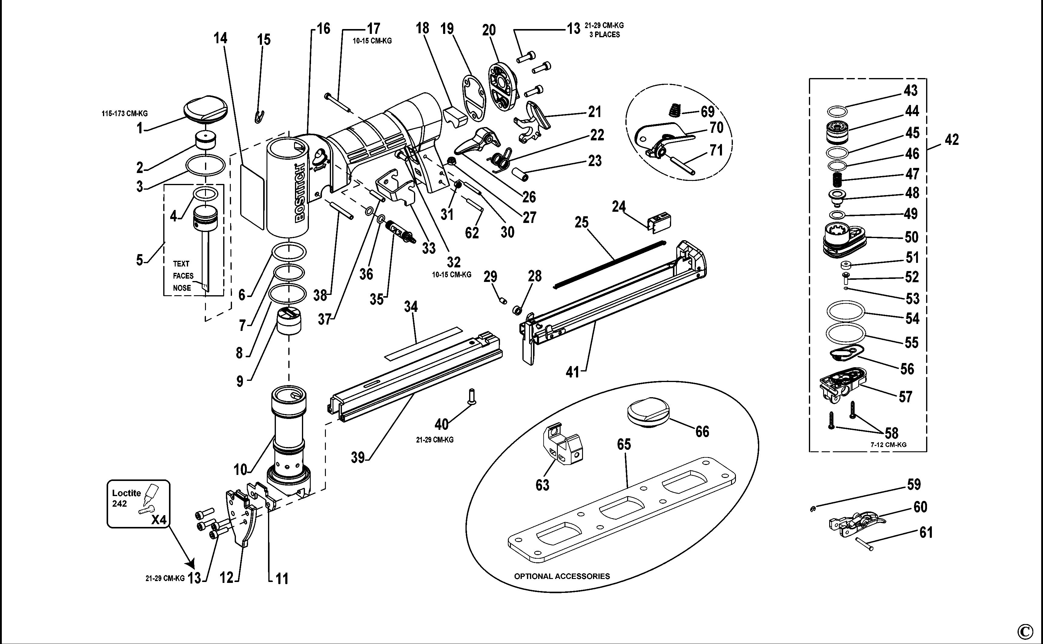 BOSTITCH PNEUMATIC STAPLER (Type Rev 1)